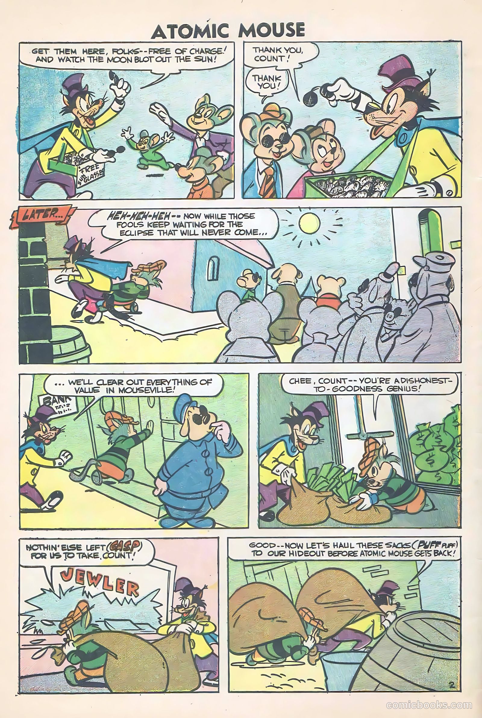 Atomic Mouse #17 (1956) — page 4 of 36