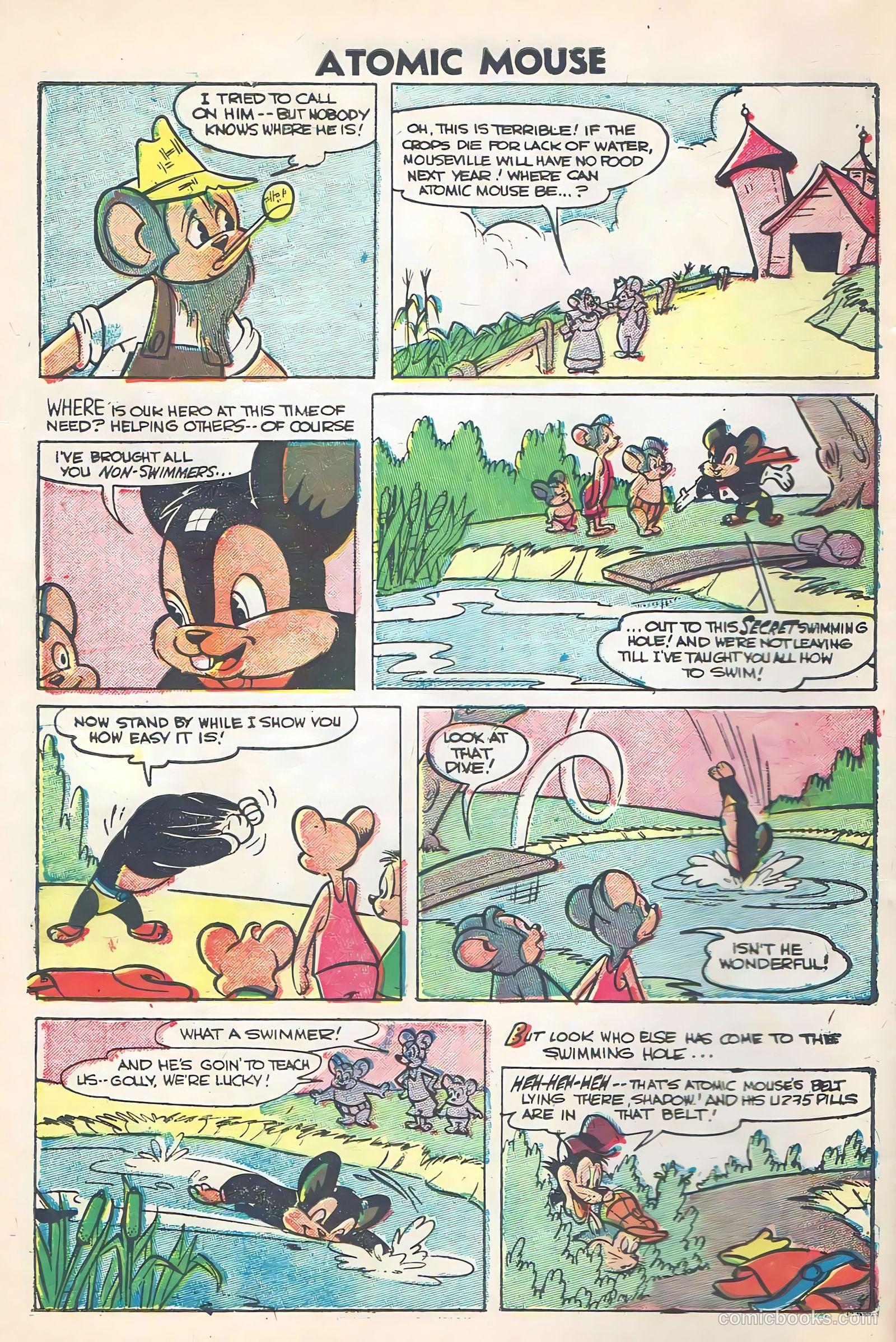 Atomic Mouse #17 (1956) — page 6 of 36