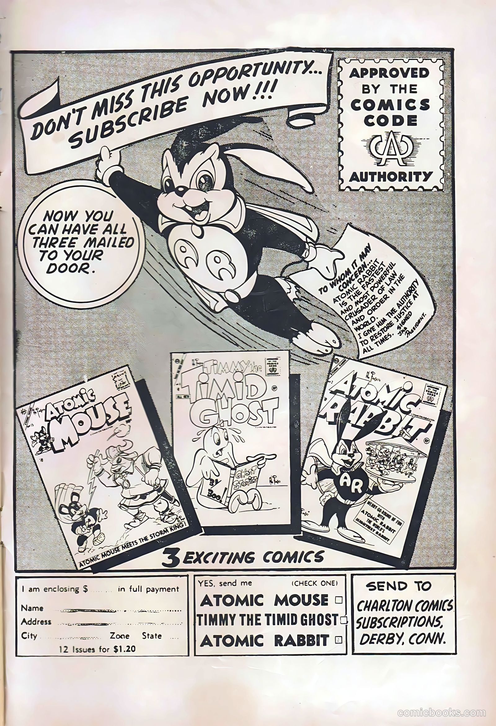 Atomic Mouse #17 (1956) — page 35 of 36