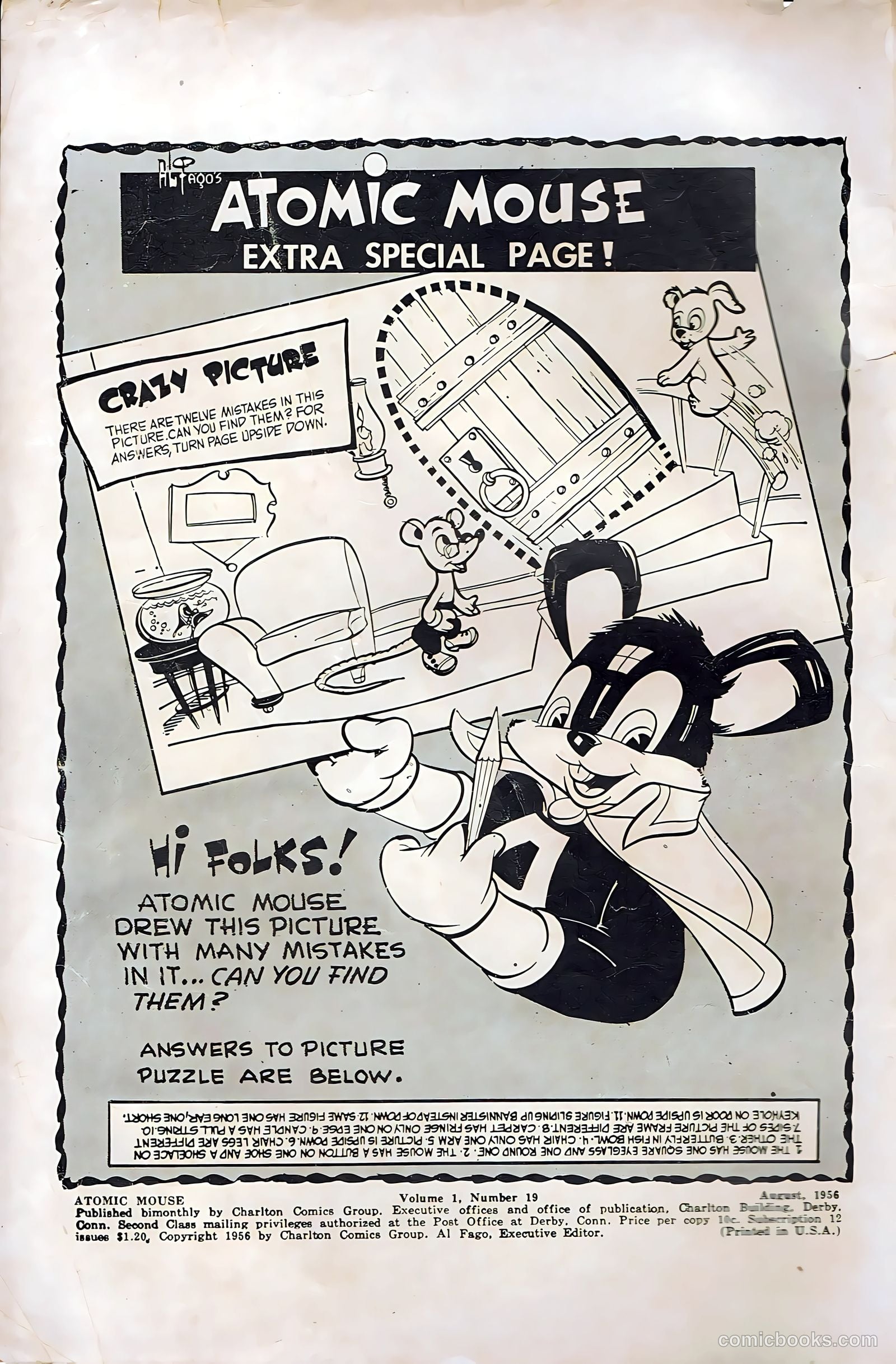 Atomic Mouse #19 (1956) — page 2 of 36