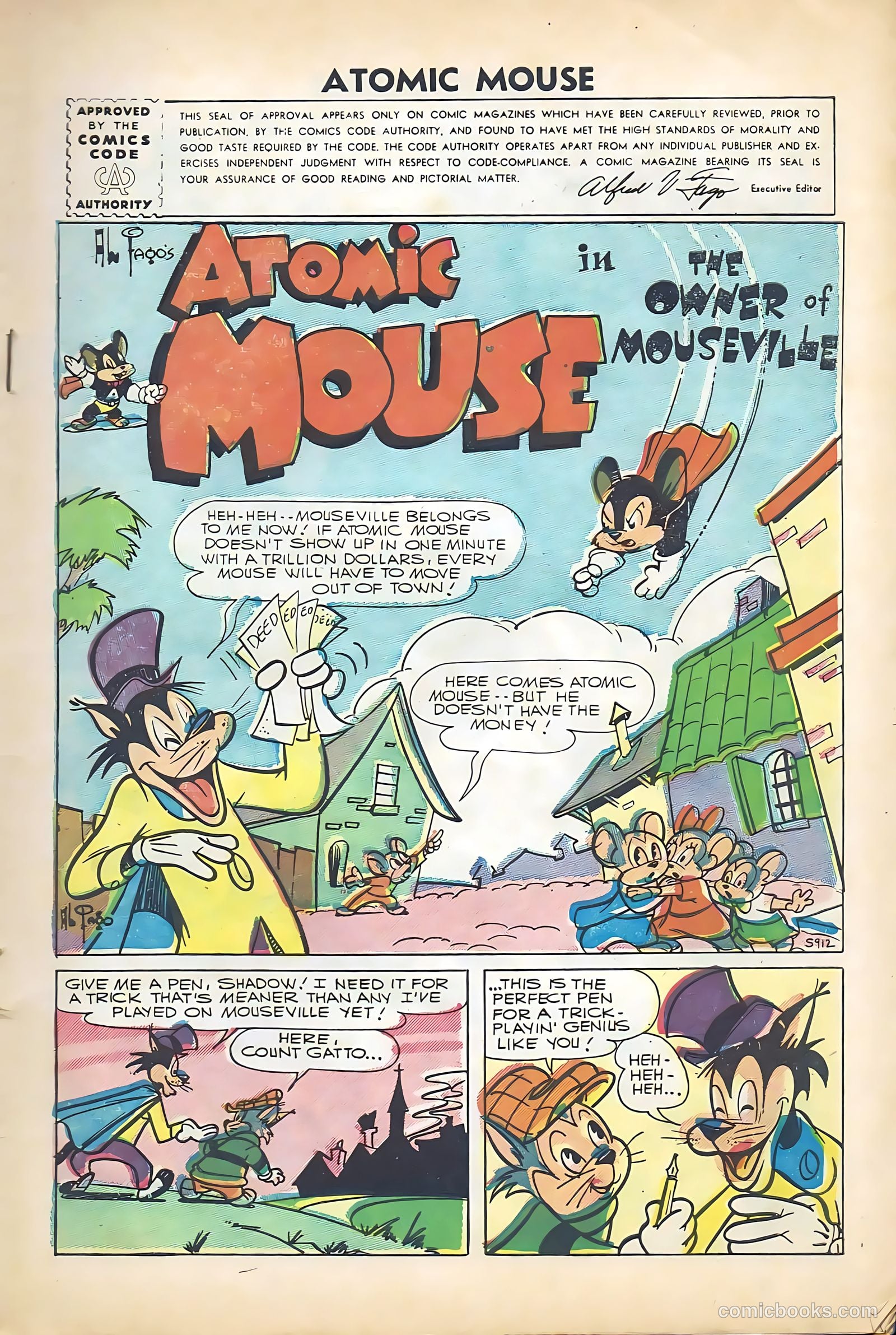 Atomic Mouse #19 (1956) — page 3 of 36