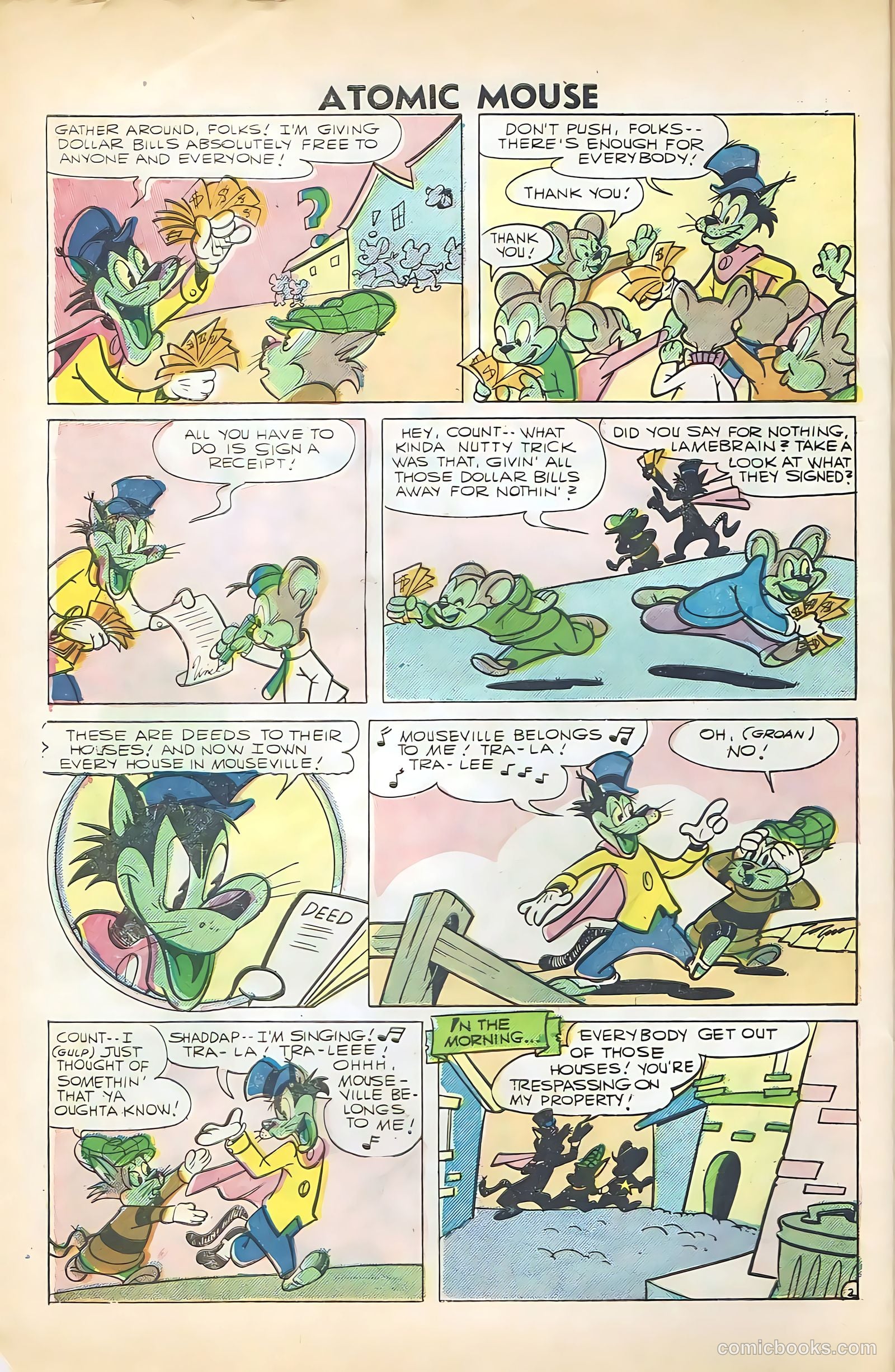 Atomic Mouse #19 (1956) — page 4 of 36