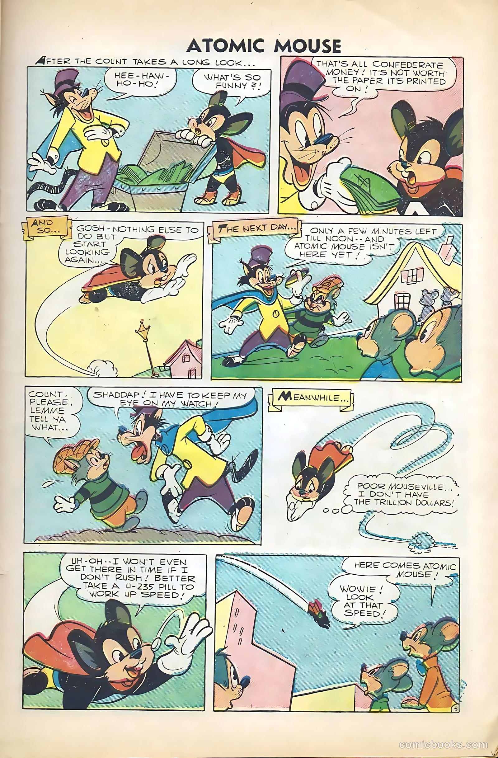 Atomic Mouse #19 (1956) — page 7 of 36