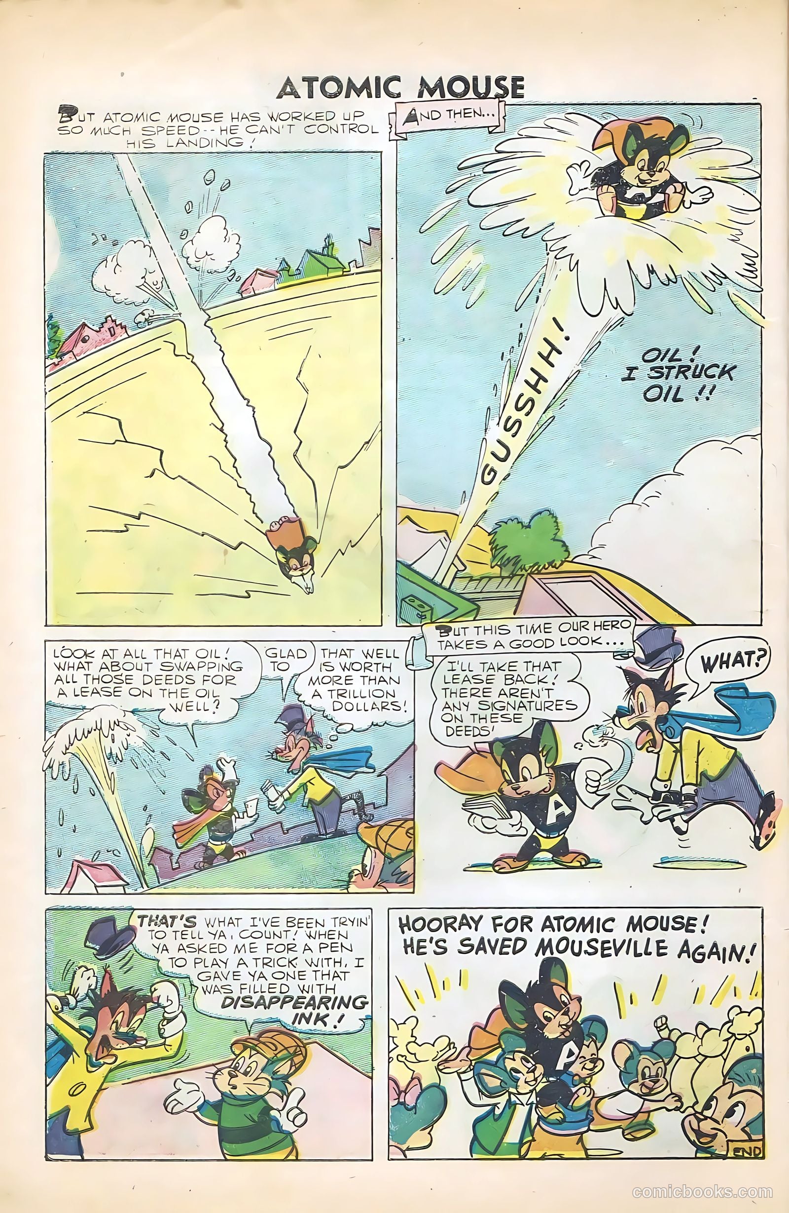 Atomic Mouse #19 (1956) — page 8 of 36