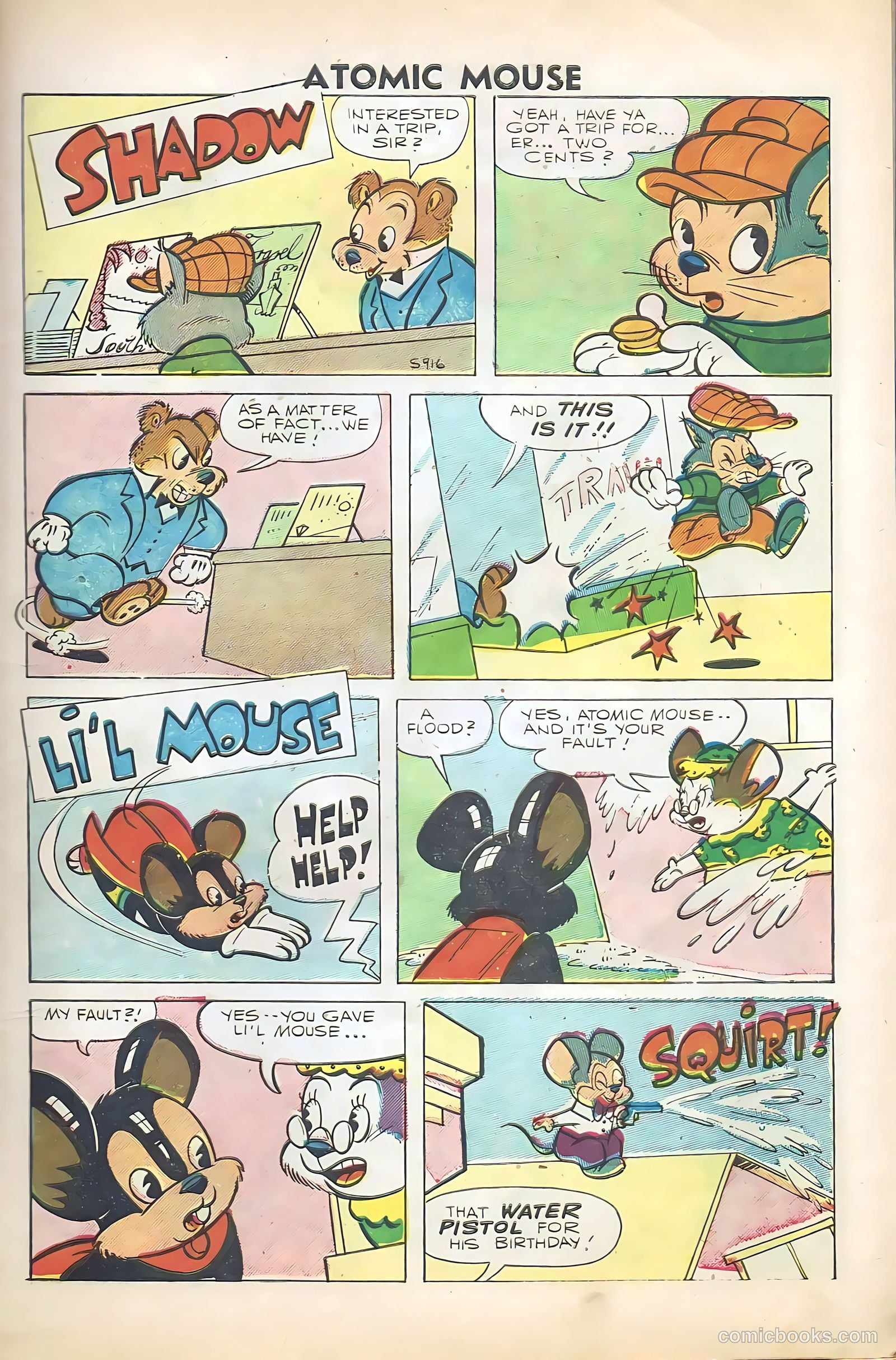 Atomic Mouse #19 (1956) — page 9 of 36