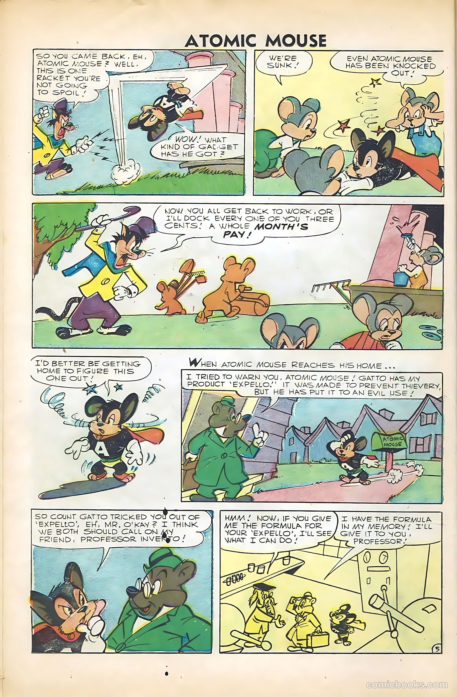 Atomic Mouse #19 (1956) — page 14 of 36