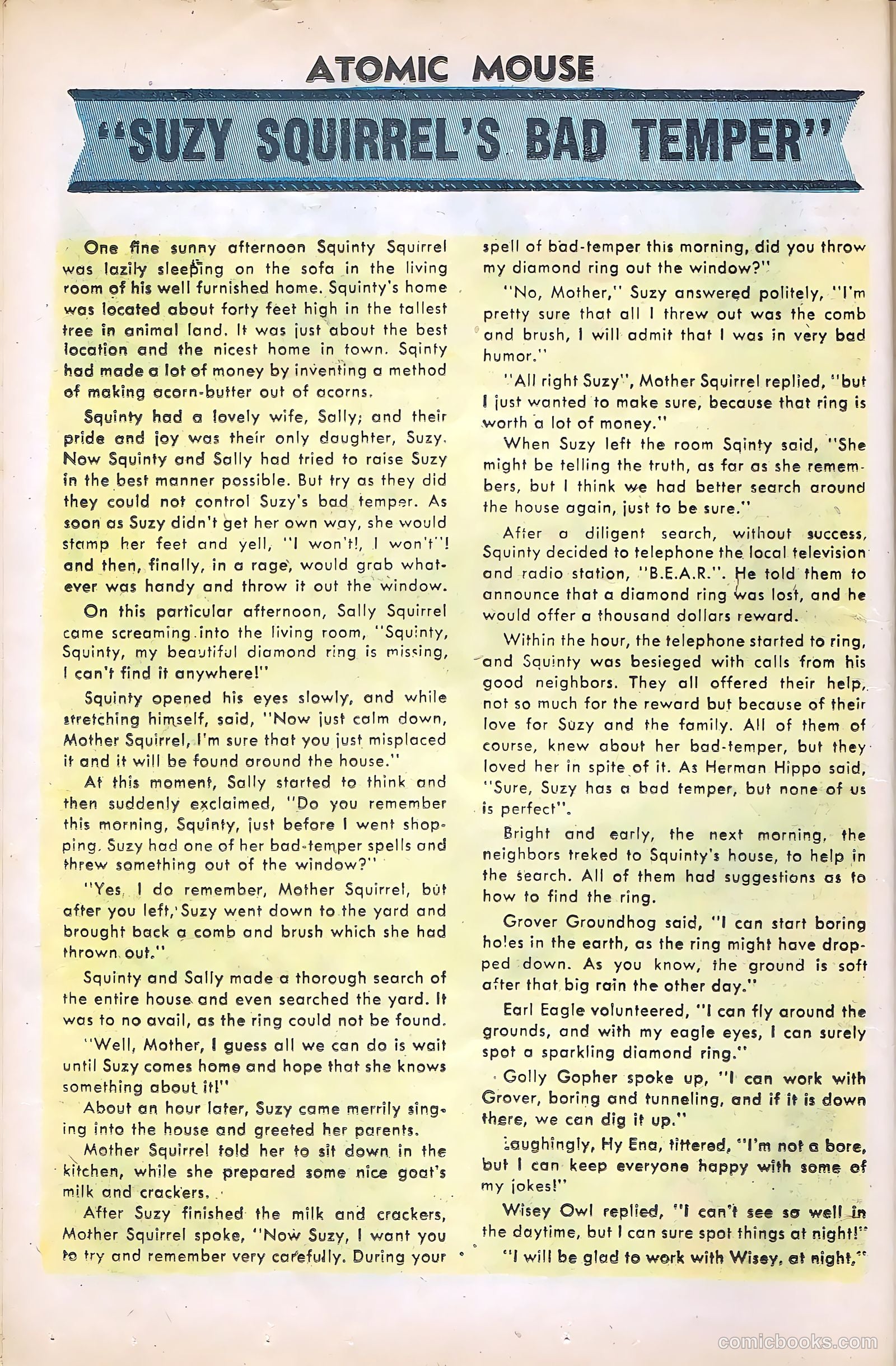 Atomic Mouse #19 (1956) — page 16 of 36