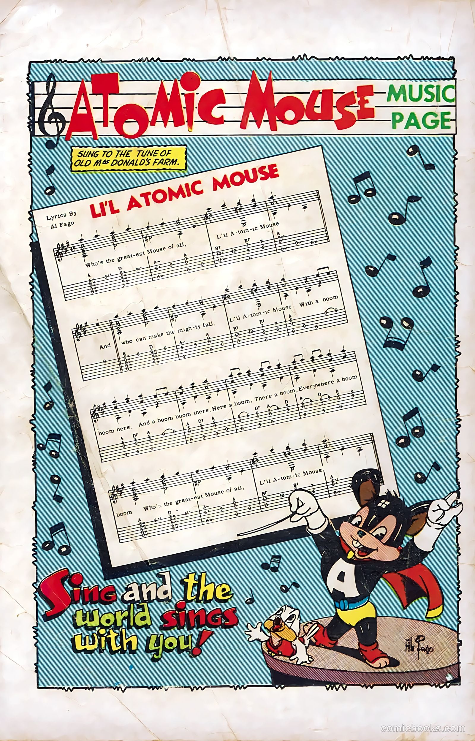 Atomic Mouse #19 (1956) — page 36 of 36