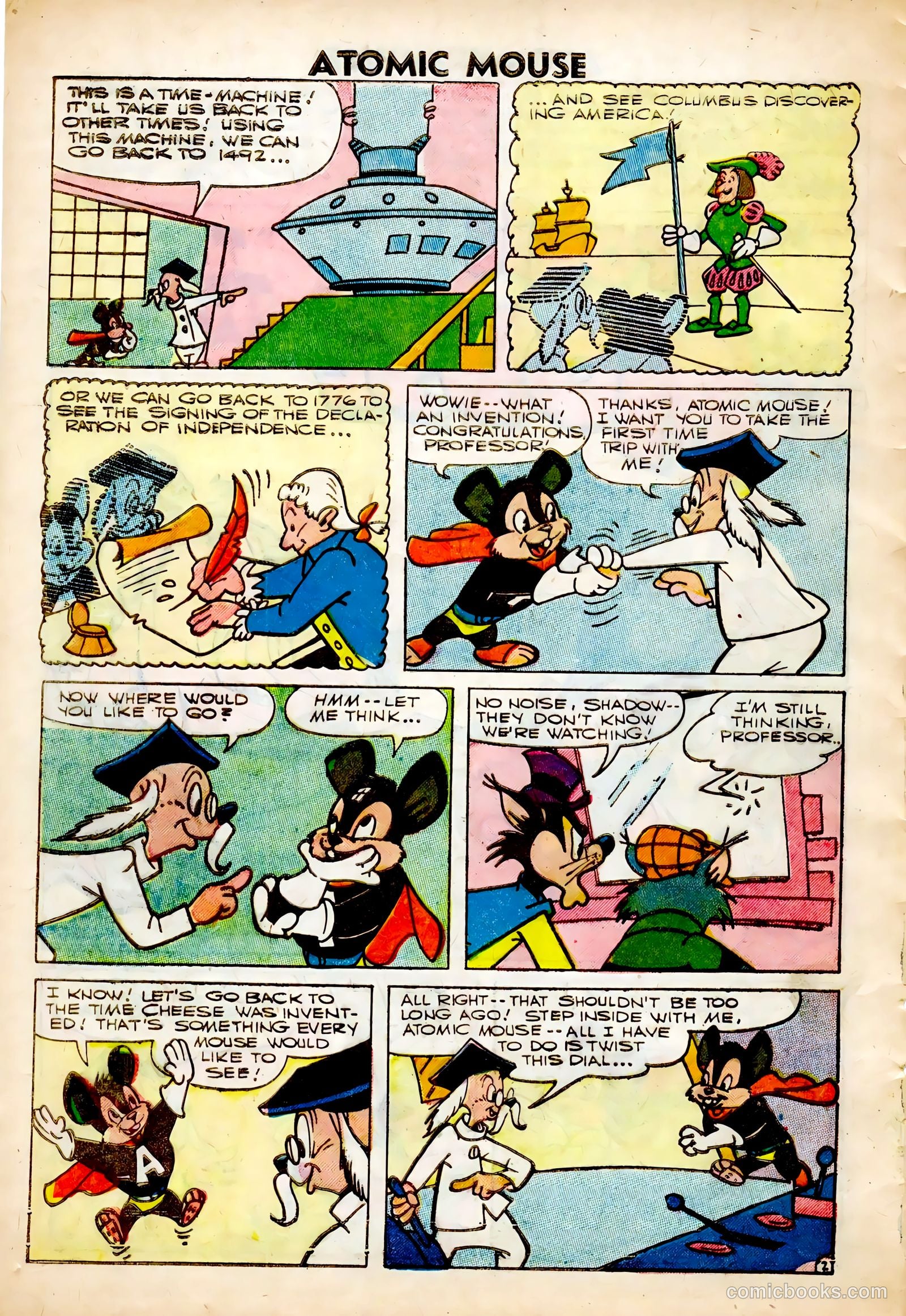 Atomic Mouse #20 (1956) — page 4 of 36