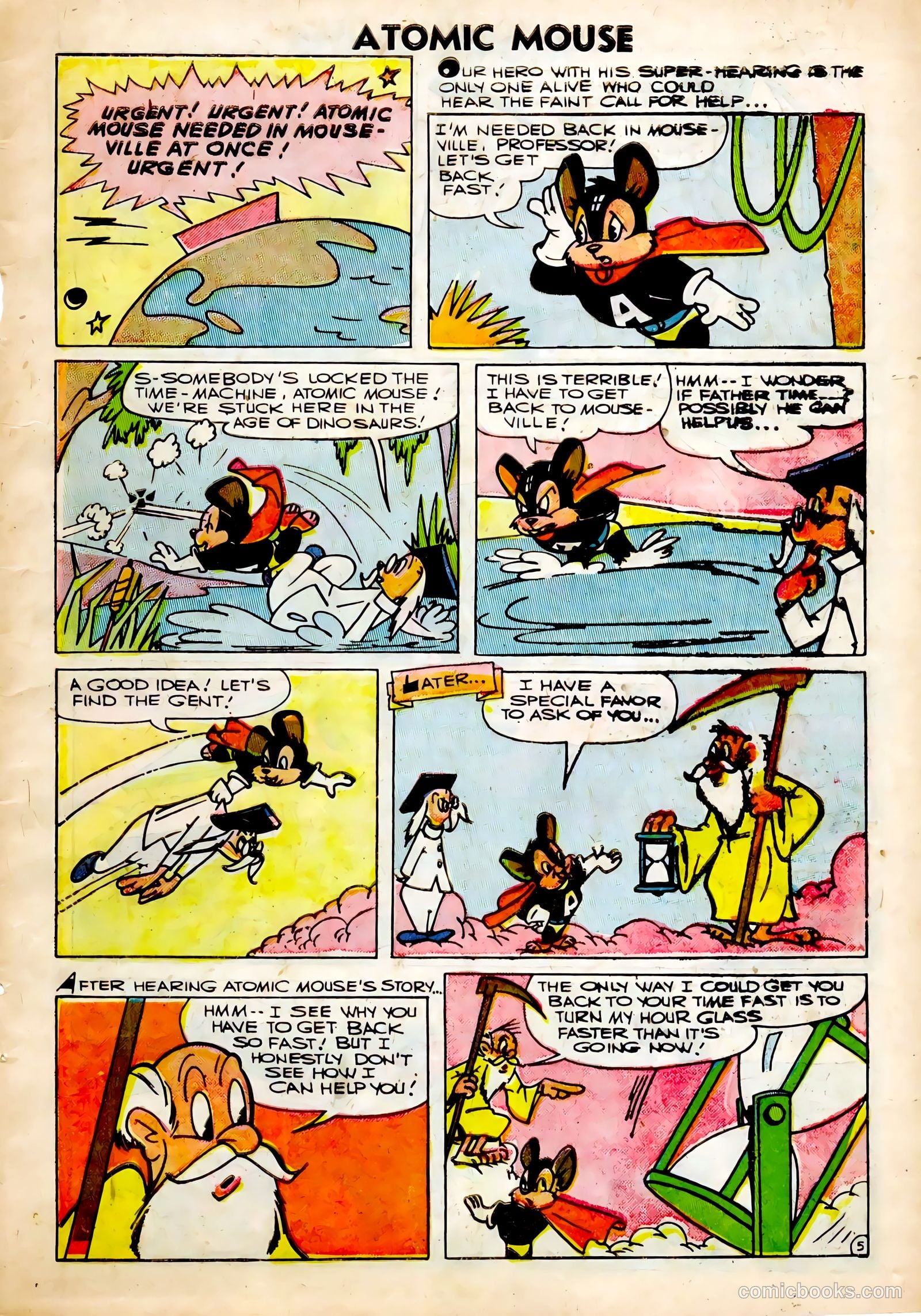 Atomic Mouse #20 (1956) — page 7 of 36