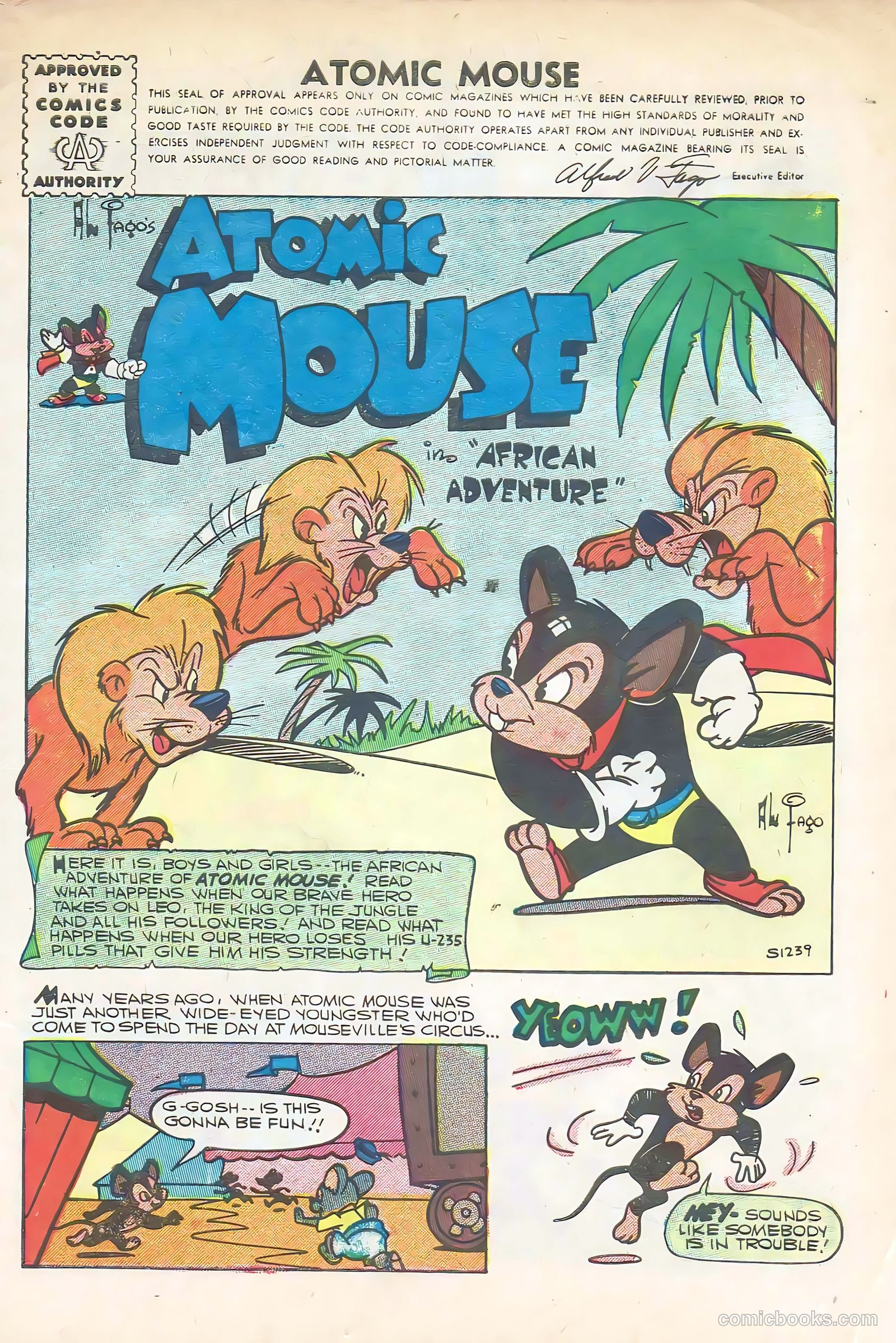 Atomic Mouse #21 (1957) — page 3 of 36