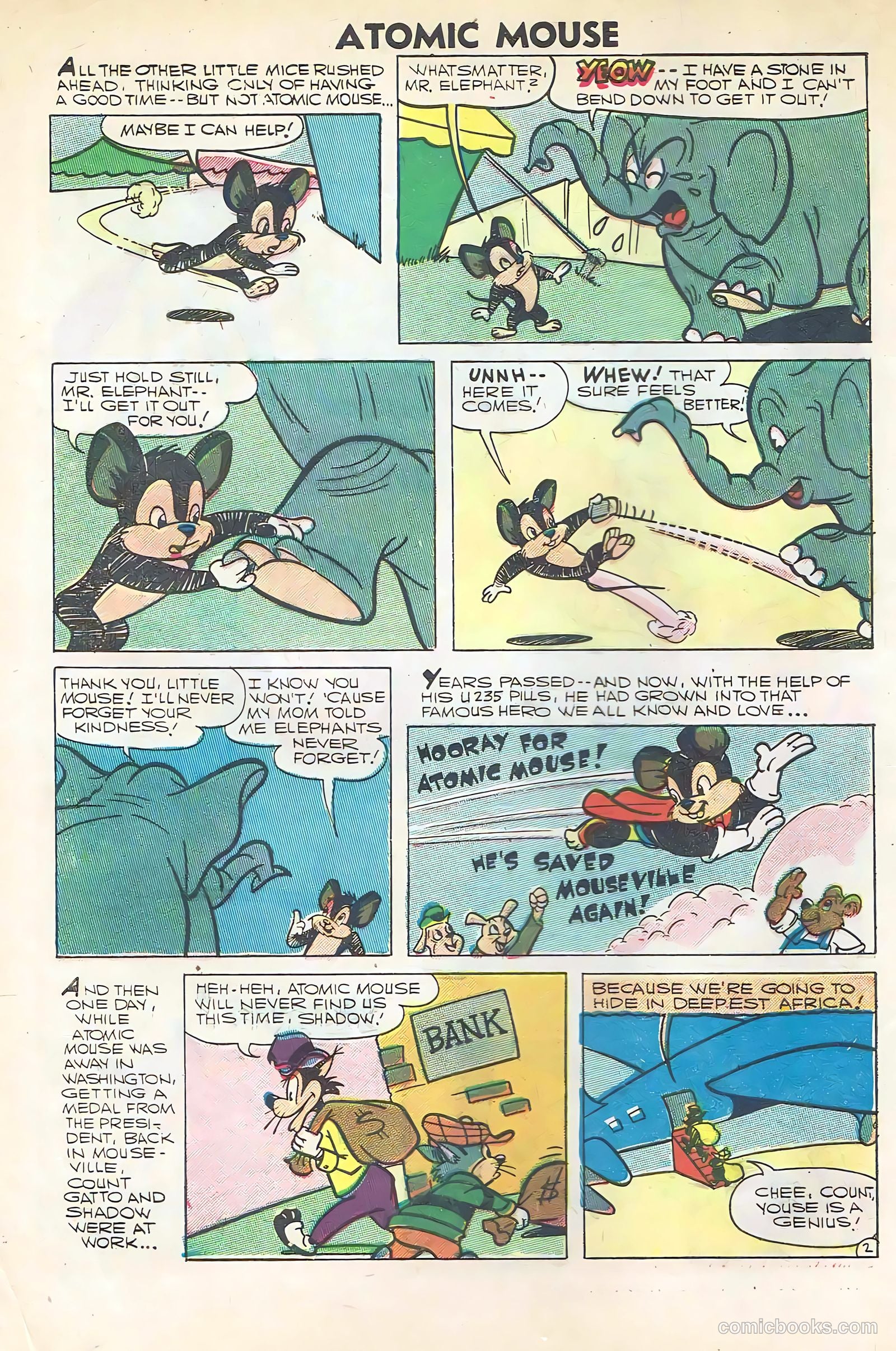 Atomic Mouse #21 (1957) — page 4 of 36