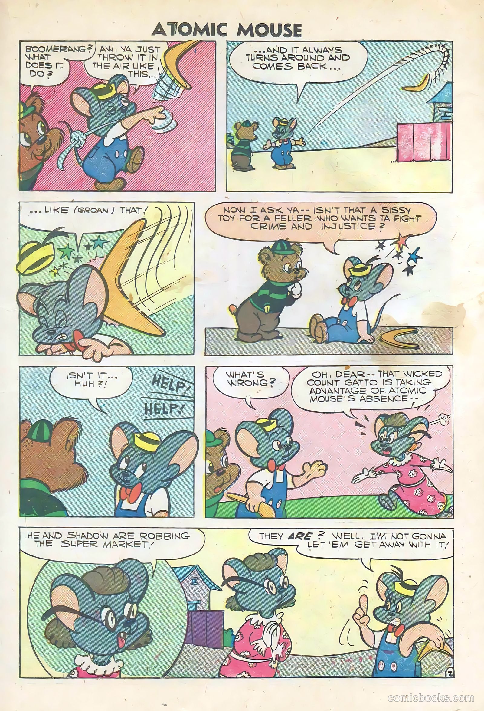 Atomic Mouse #21 (1957) — page 19 of 36