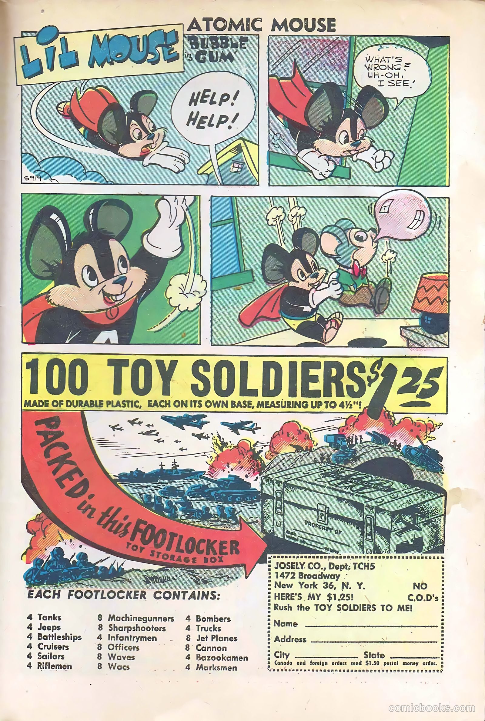 Atomic Mouse #21 (1957) — page 33 of 36