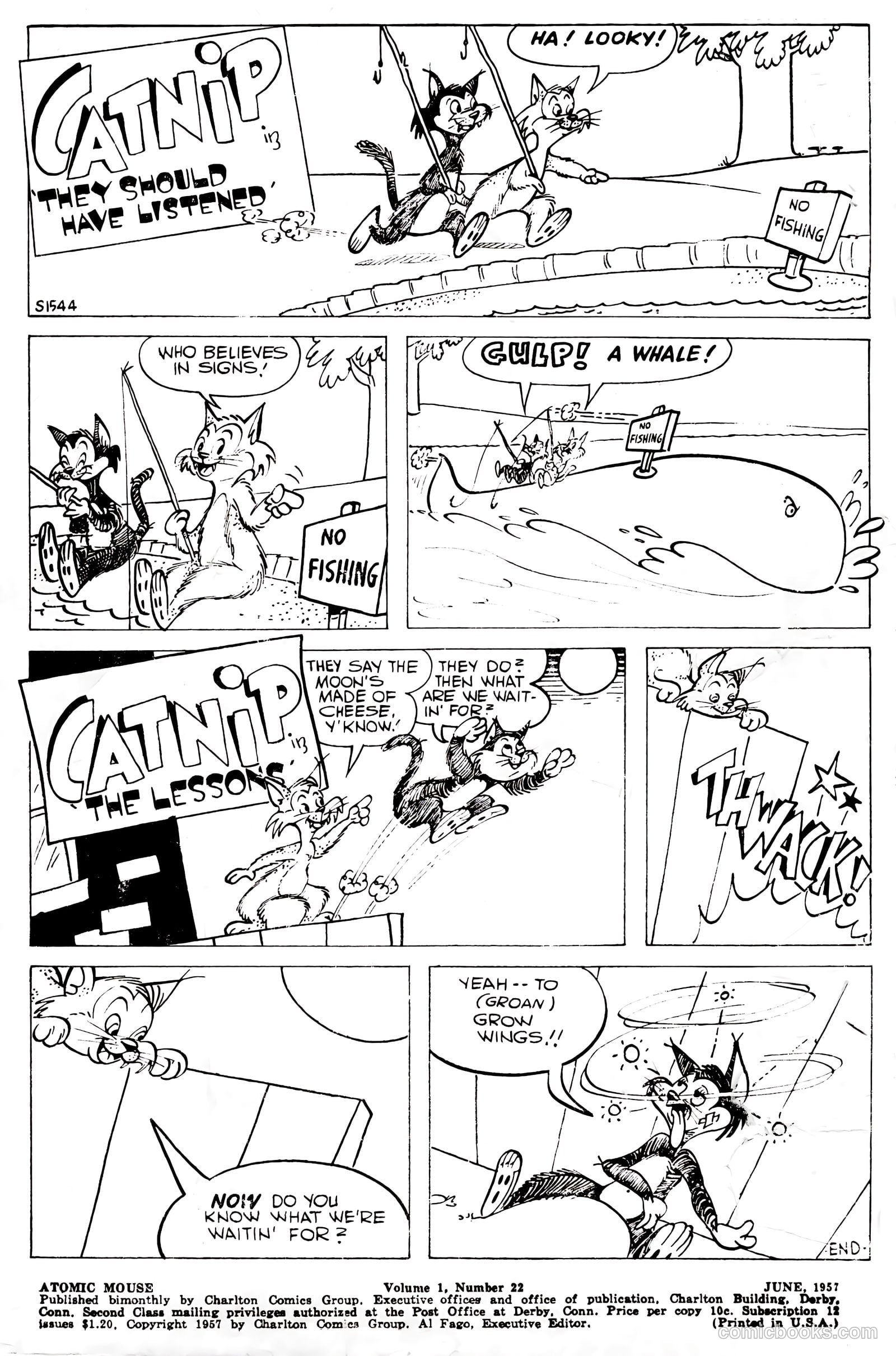 Atomic Mouse #22 (1957) — page 2 of 36