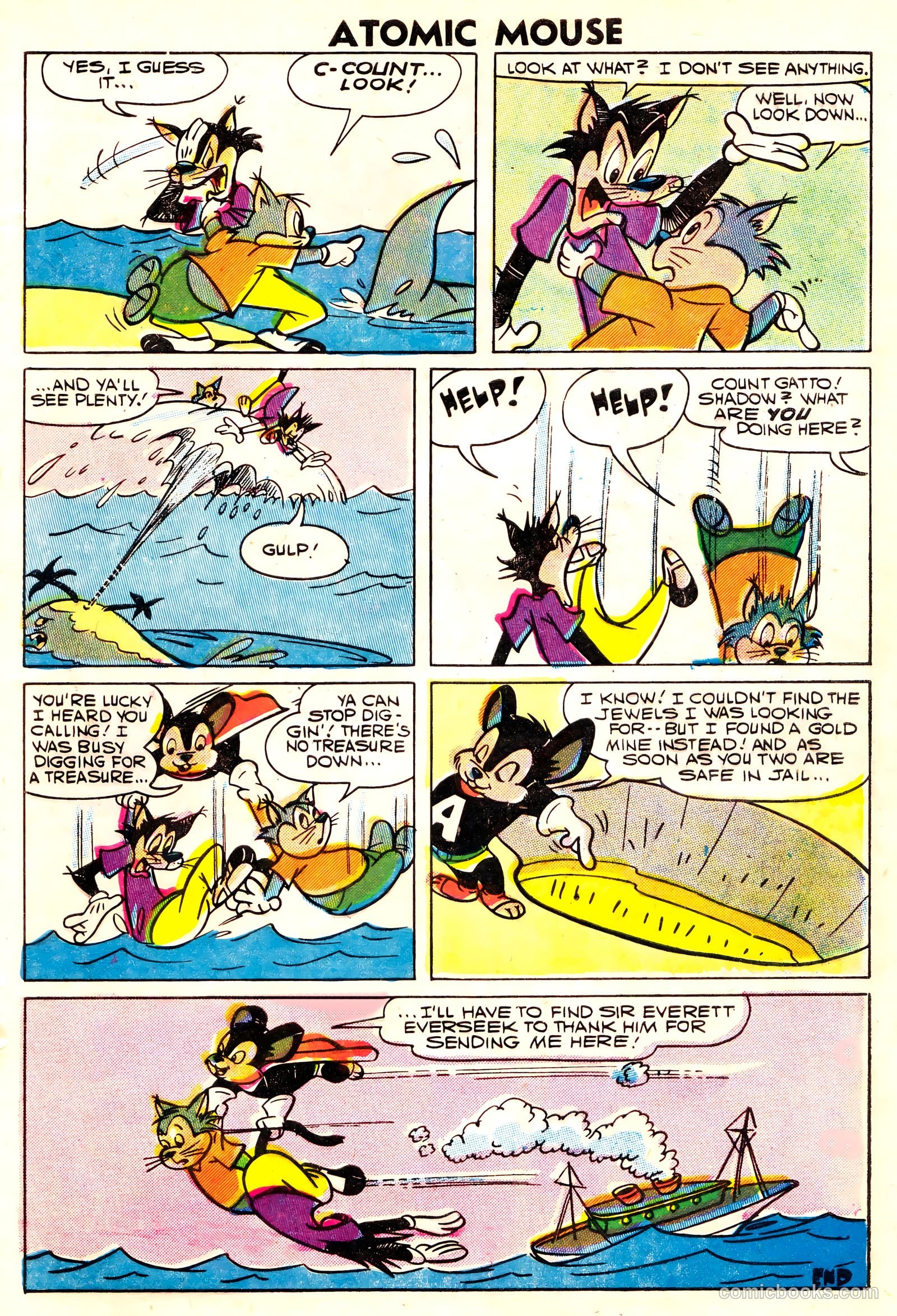 Atomic Mouse #22 (1957) — page 9 of 36