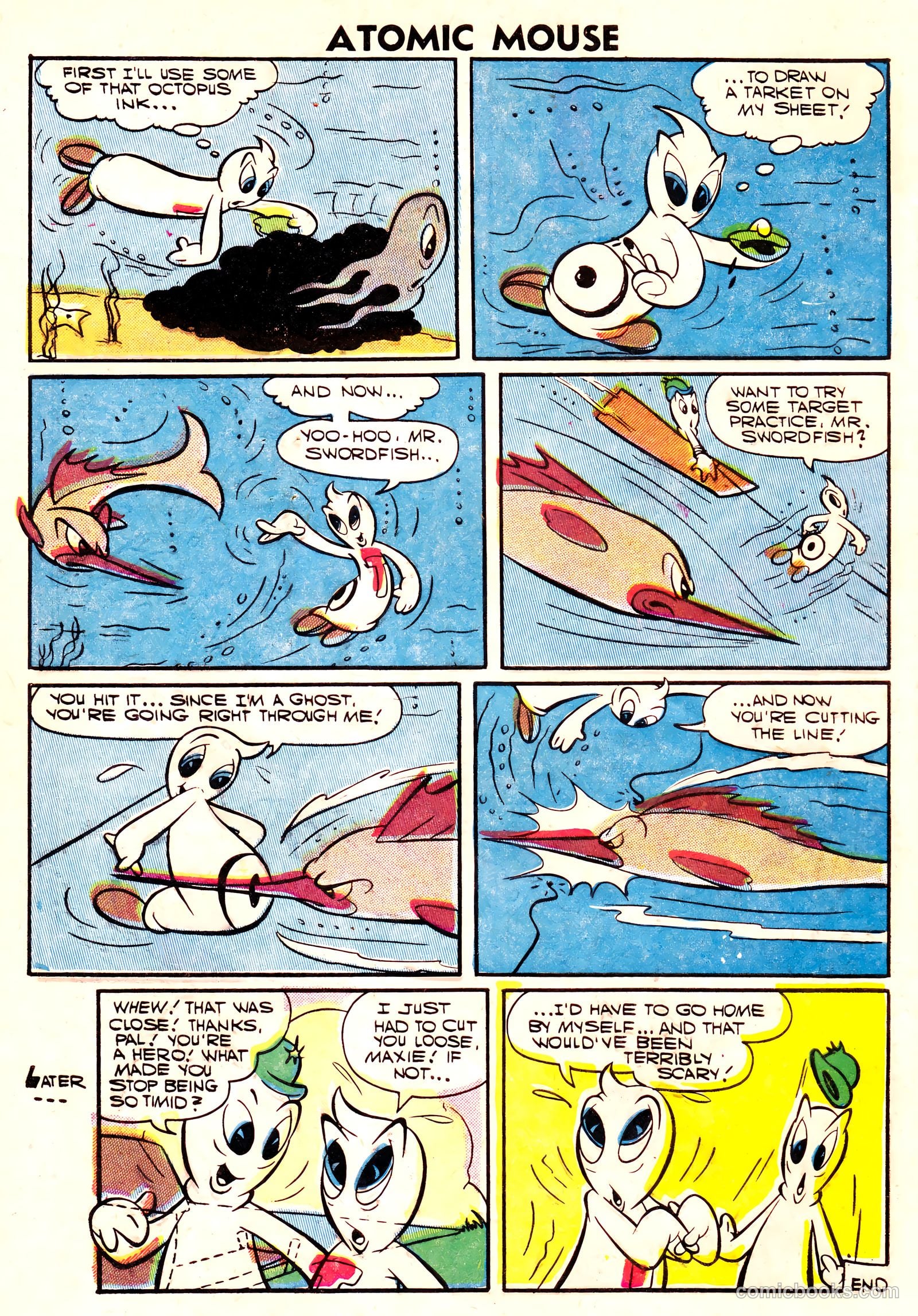 Atomic Mouse #22 (1957) — page 28 of 36