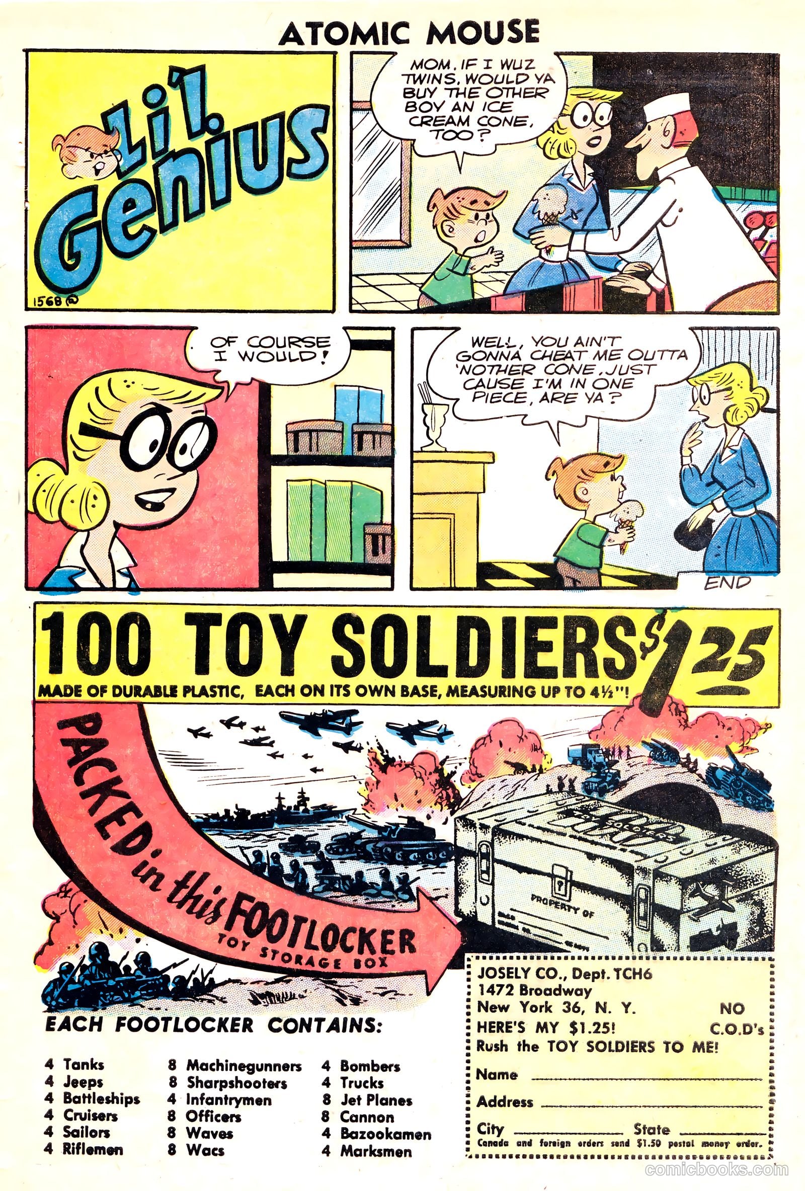 Atomic Mouse #22 (1957) — page 33 of 36
