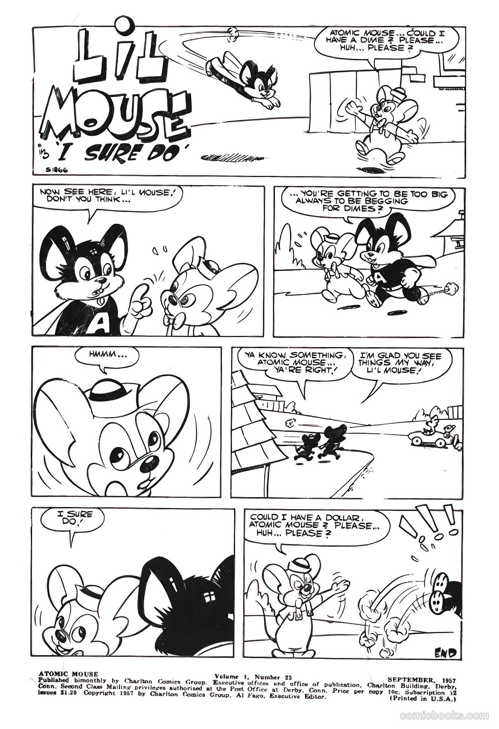 Atomic Mouse #23 (1957) — page 2 of 35