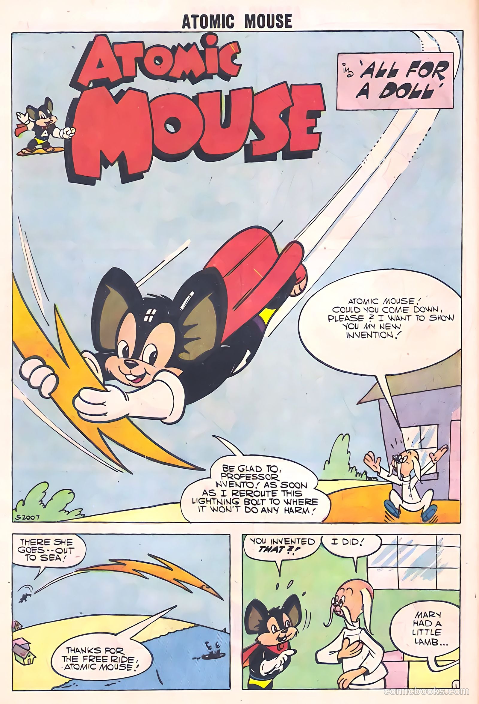 Atomic Mouse #24 (1957) — page 28 of 37