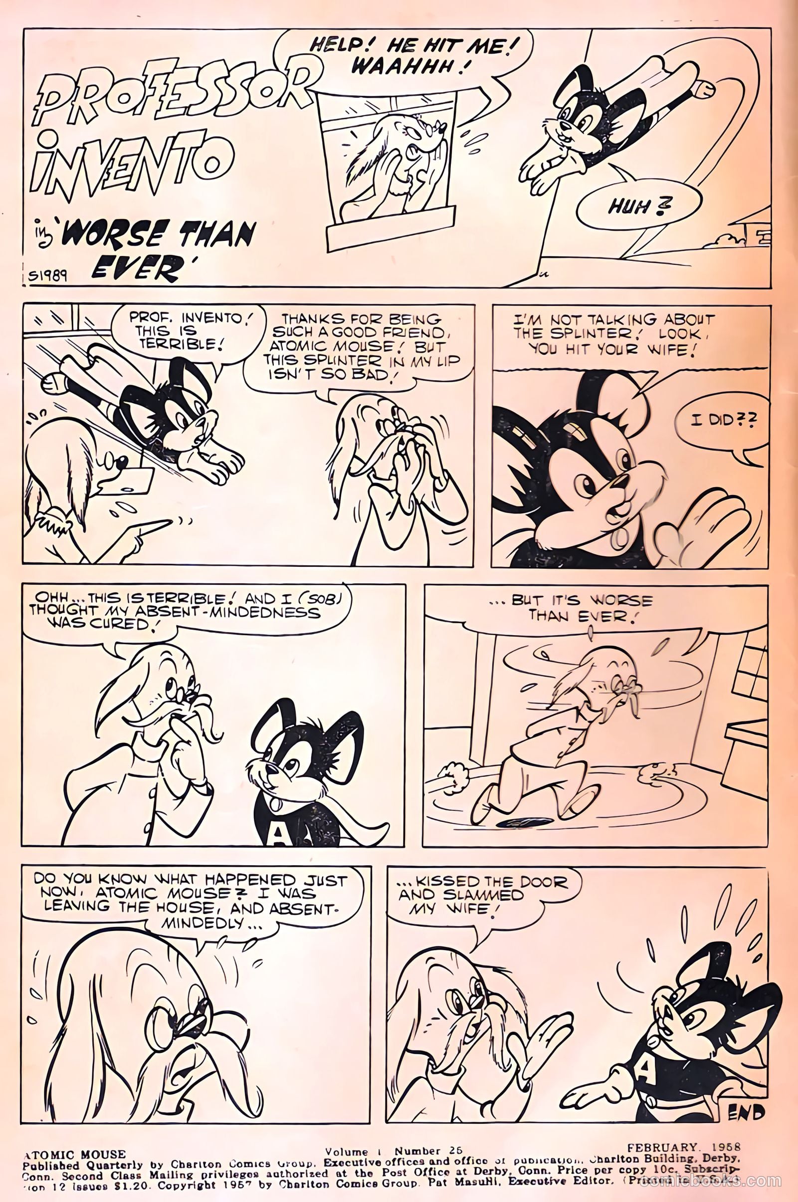 Atomic Mouse #25 (1958) — page 2 of 37