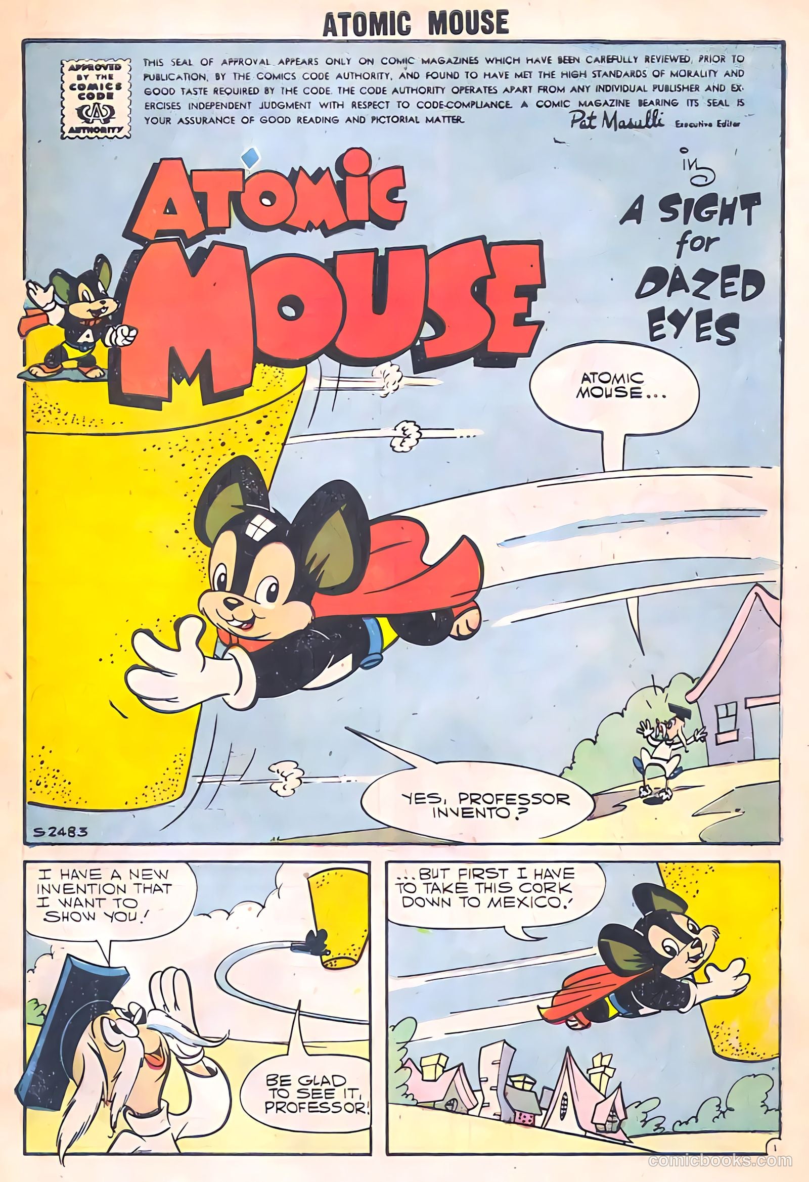 Atomic Mouse #25 (1958) — page 3 of 37