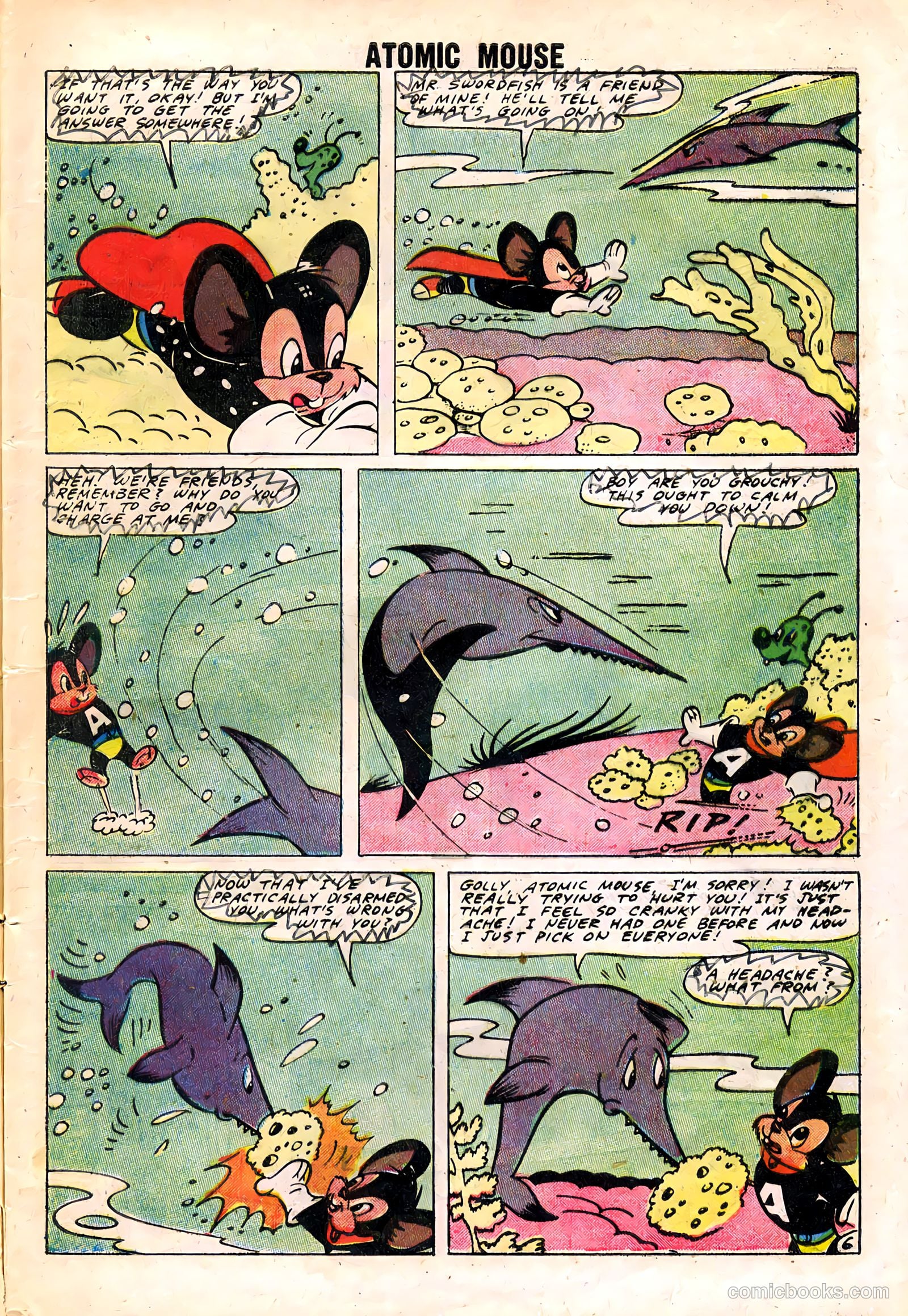 Atomic Mouse #27 (1958) — page 9 of 36