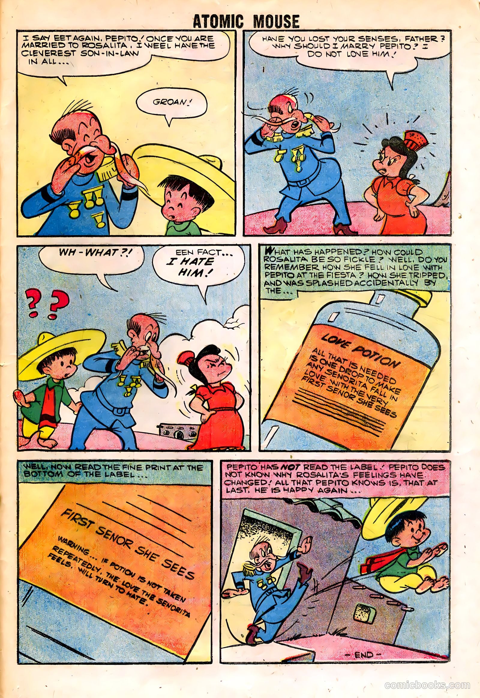 Atomic Mouse #27 (1958) — page 25 of 36