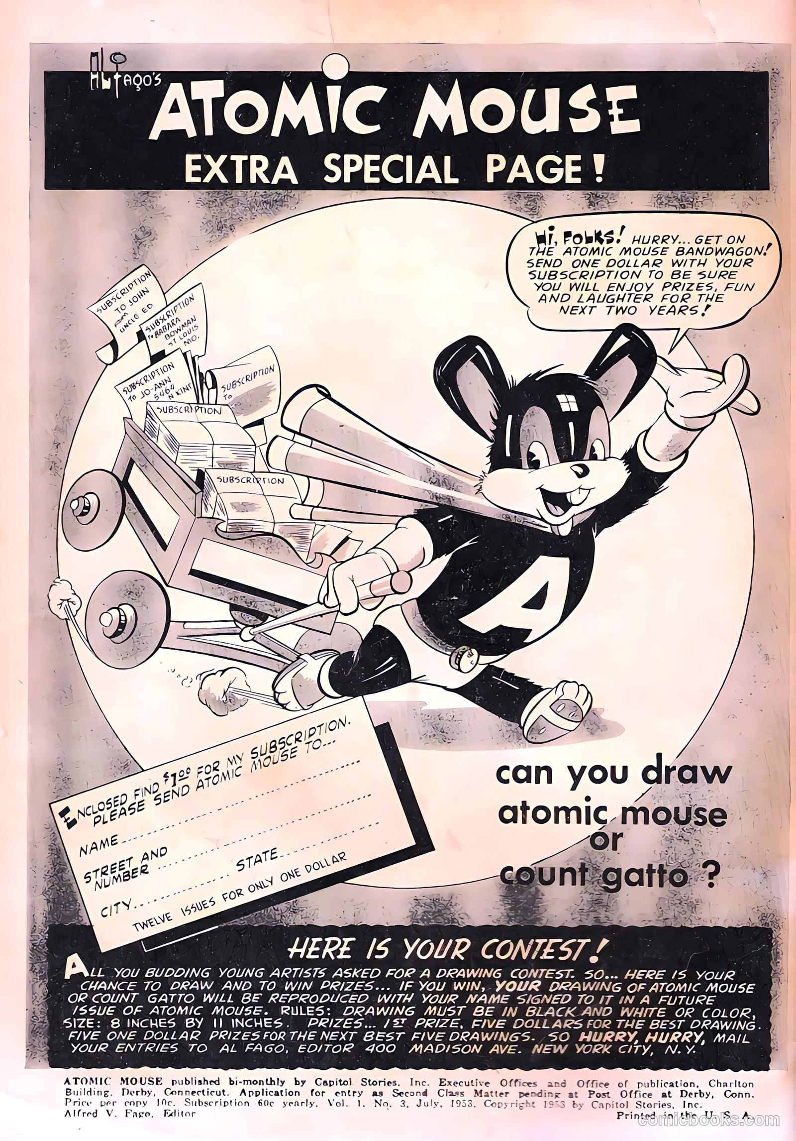 Atomic Mouse #3 (1953) — page 2 of 37