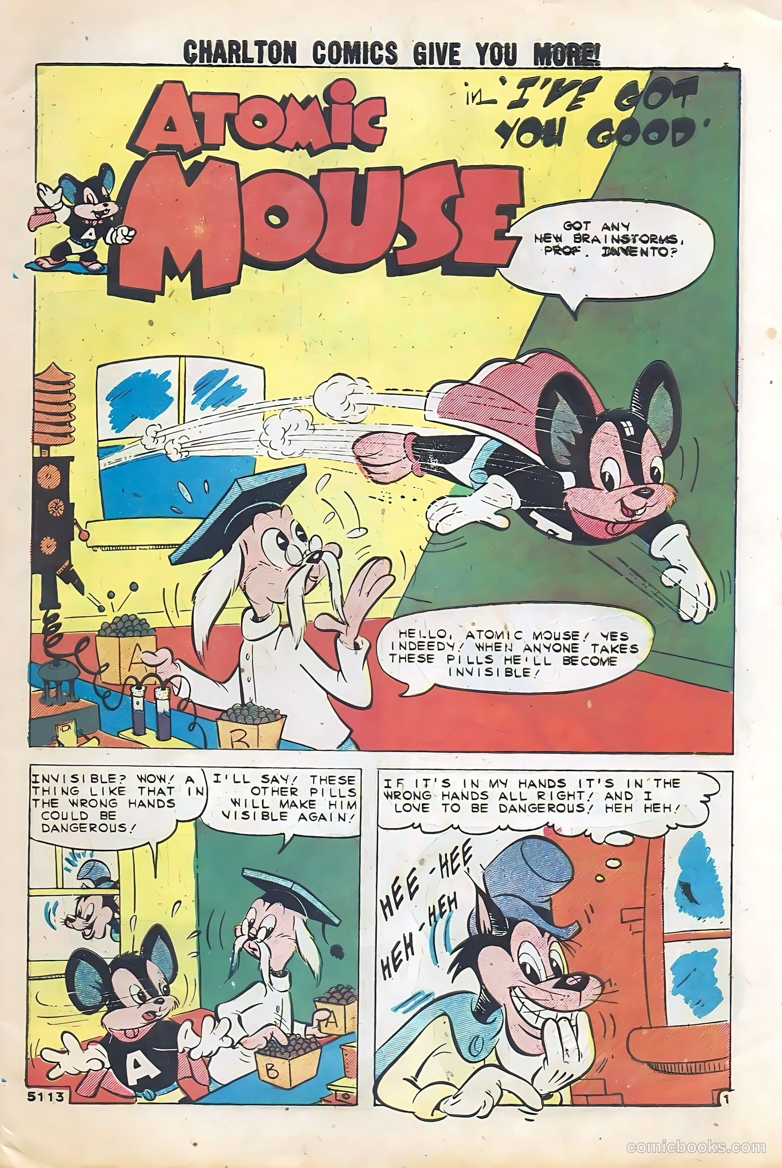Atomic Mouse #33 (1959) — page 3 of 36