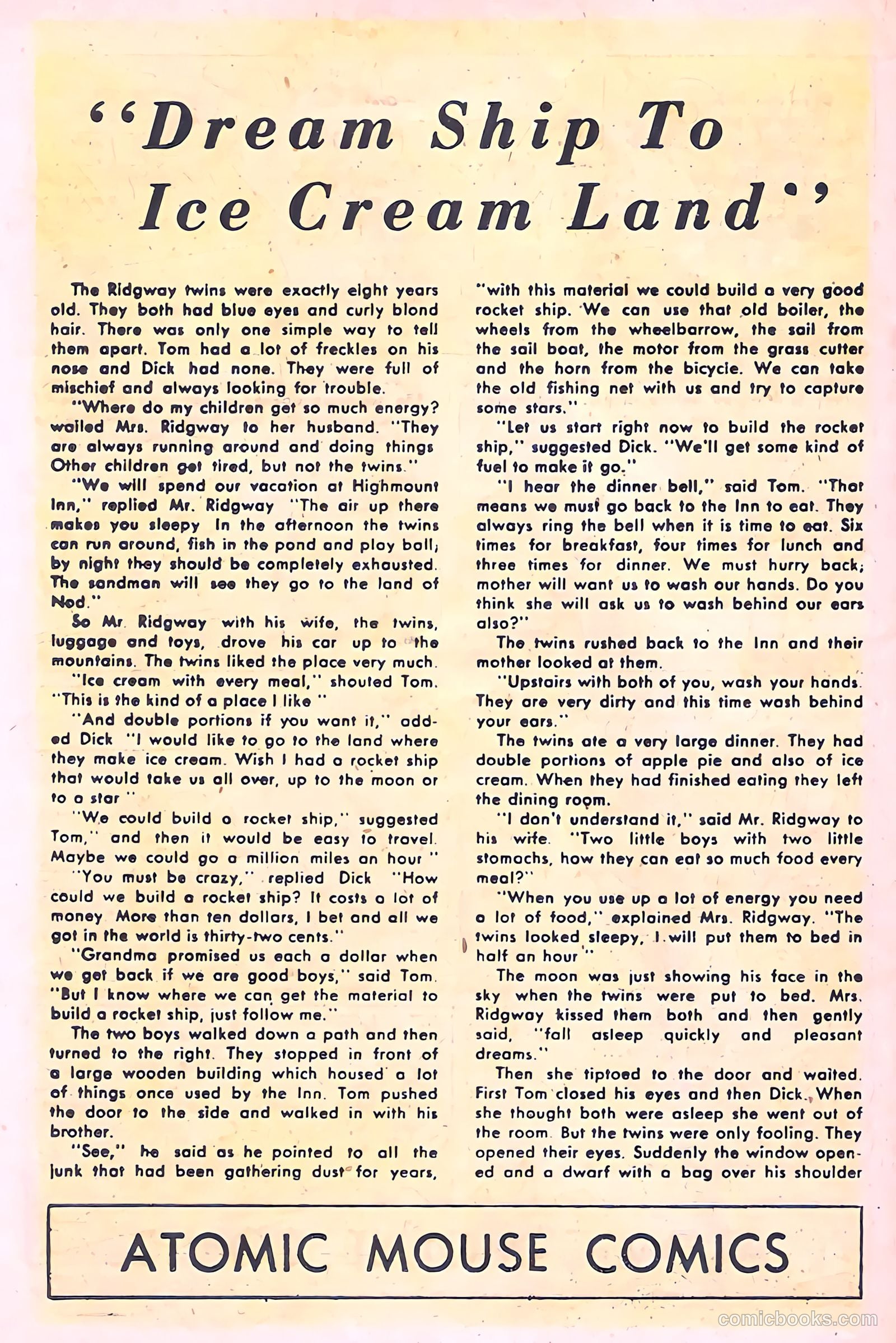 Atomic Mouse #5 (1953) — page 22 of 37