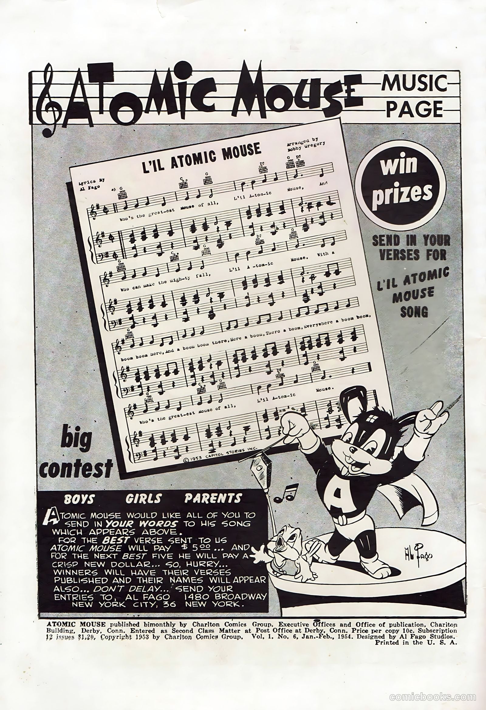 Atomic Mouse #6 (1954) — page 2 of 36