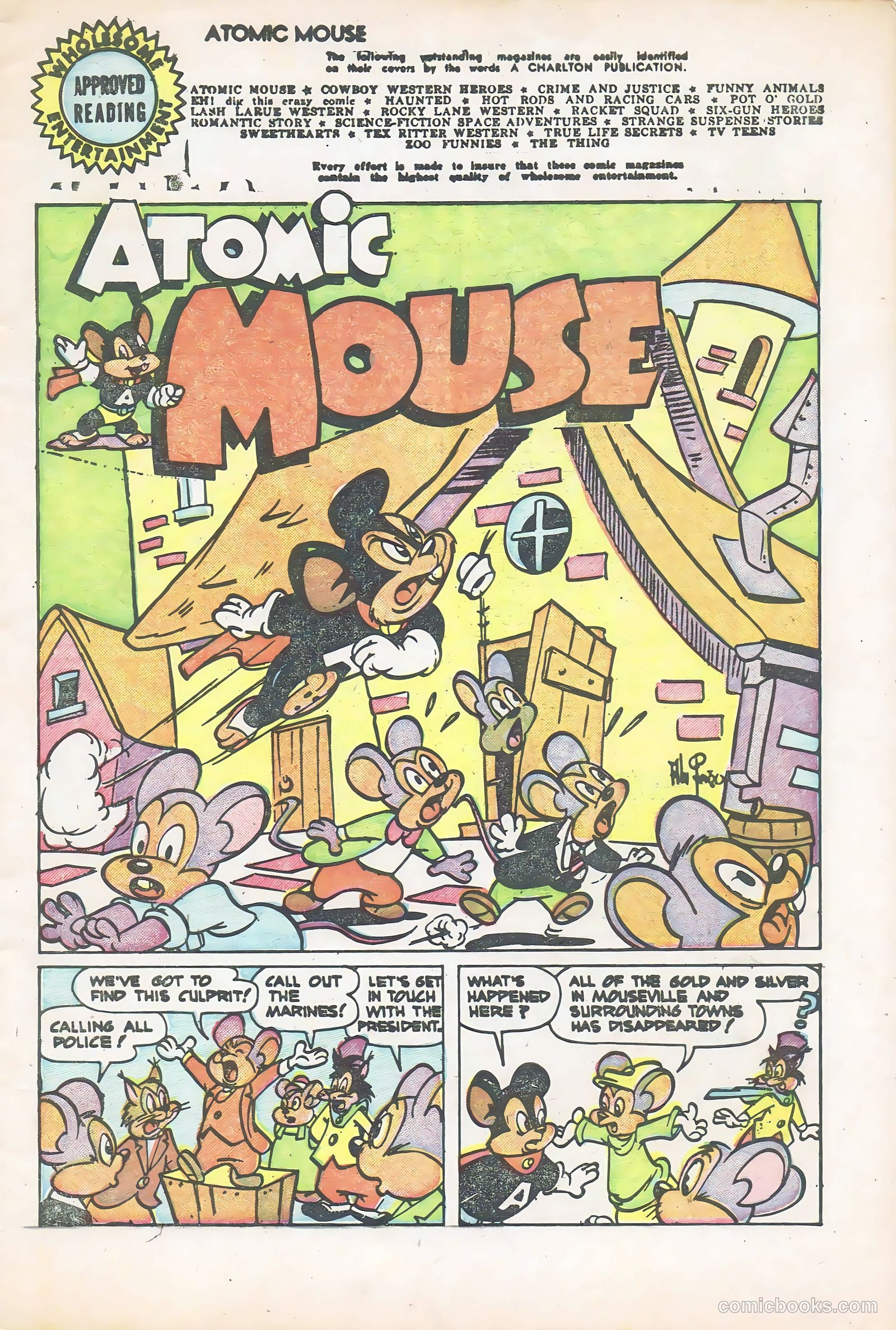 Atomic Mouse #6 (1954) — page 3 of 36