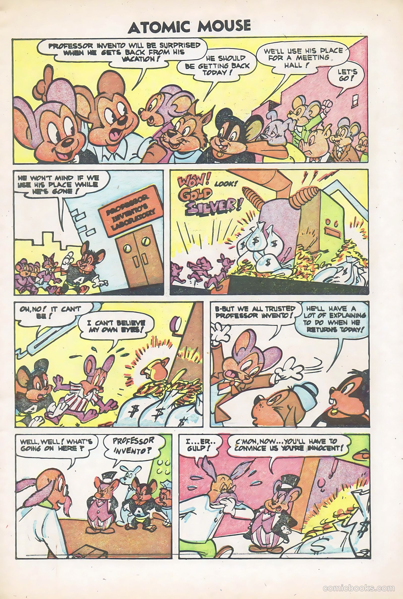 Atomic Mouse #6 (1954) — page 7 of 36