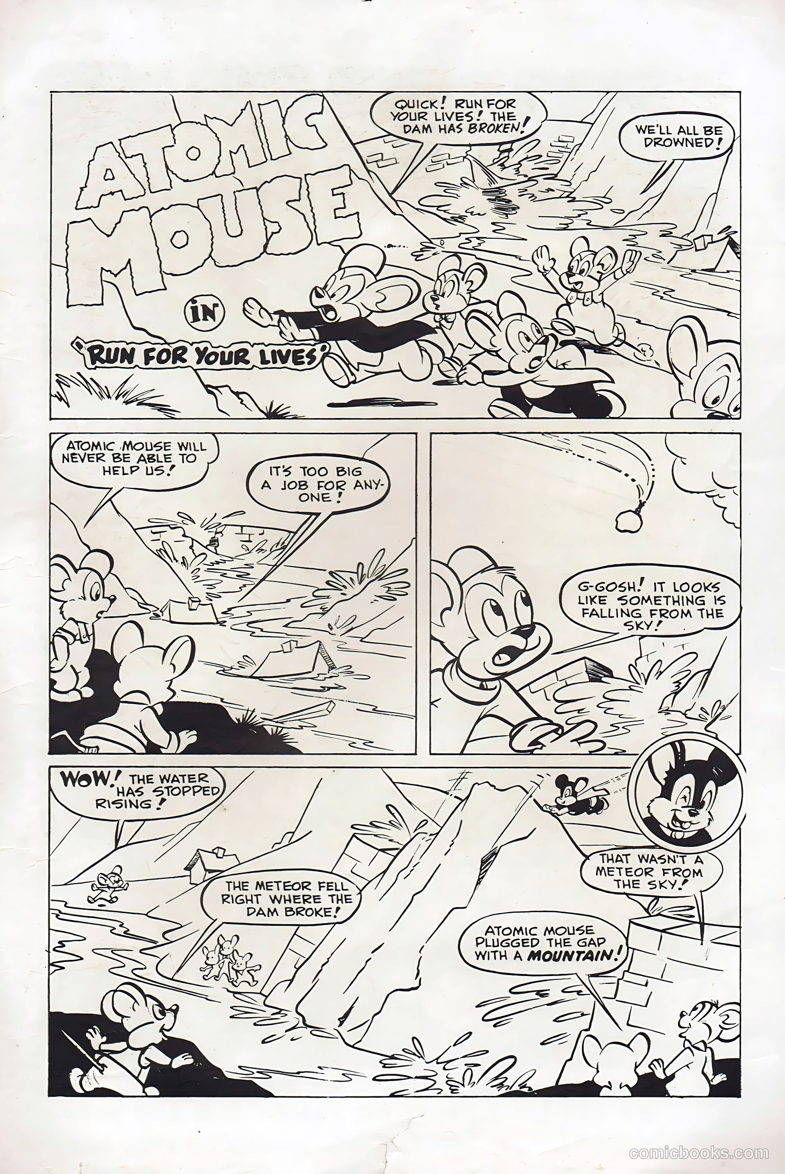 Atomic Mouse #6 (1954) — page 35 of 36