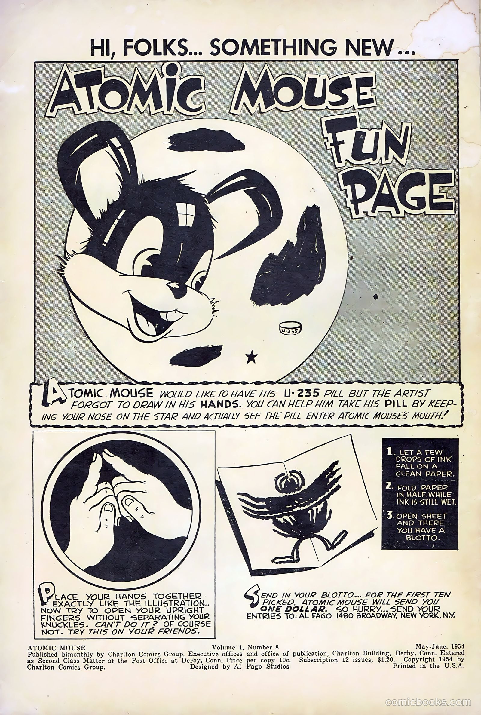 Atomic Mouse #8 (1954) — page 2 of 36