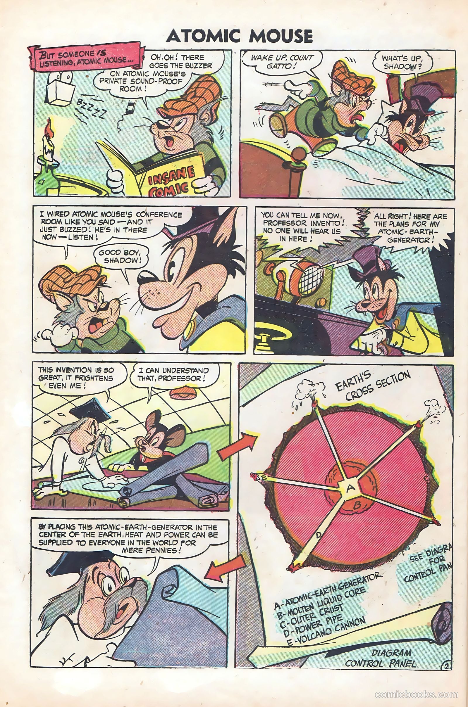 Atomic Mouse #8 (1954) — page 4 of 36