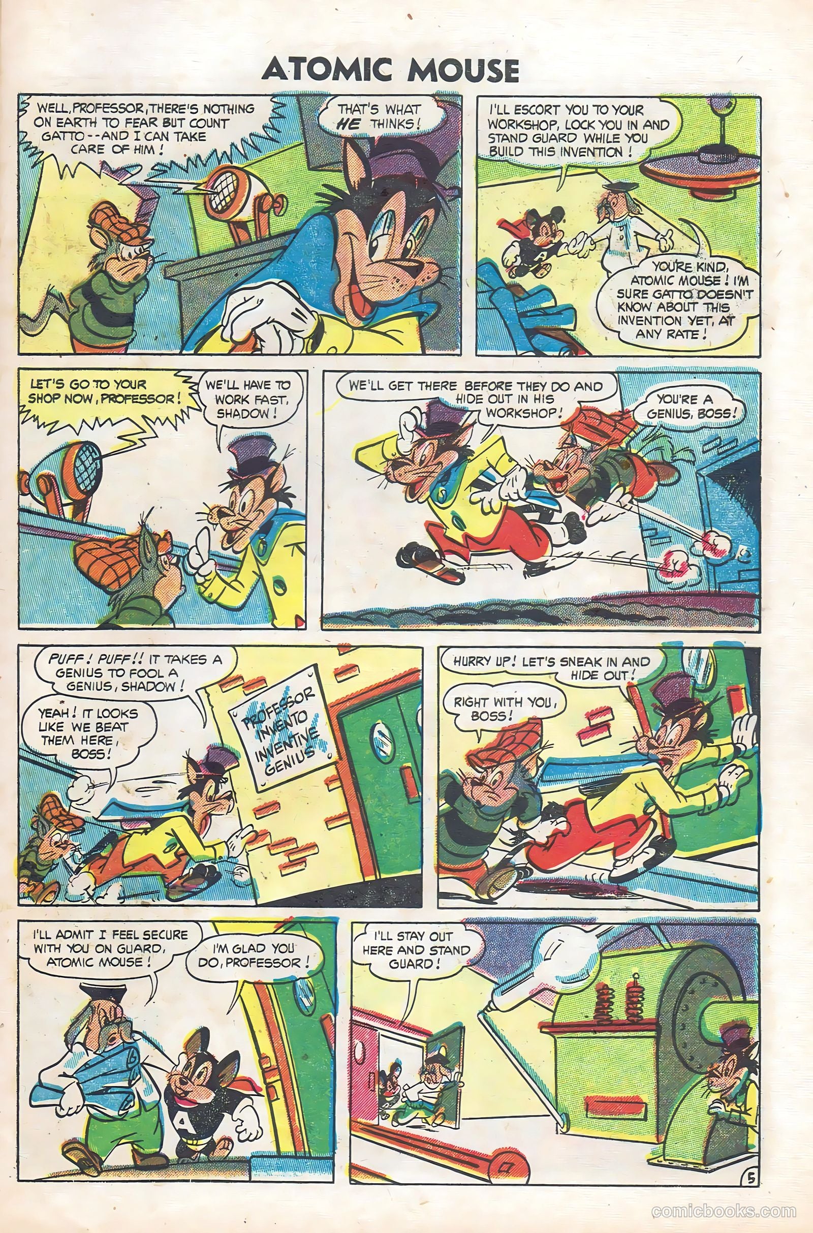 Atomic Mouse #8 (1954) — page 7 of 36