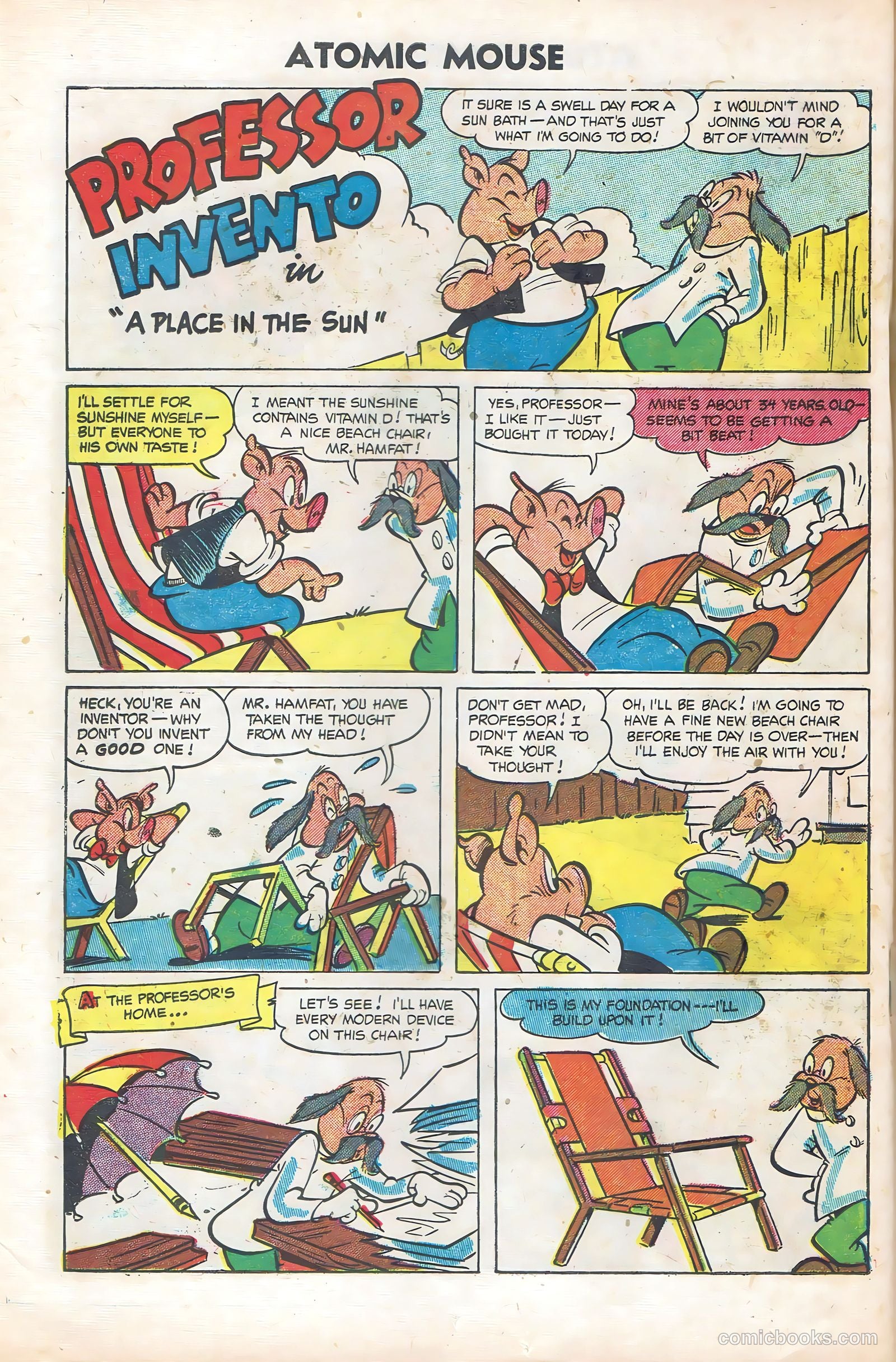 Atomic Mouse #8 (1954) — page 18 of 36