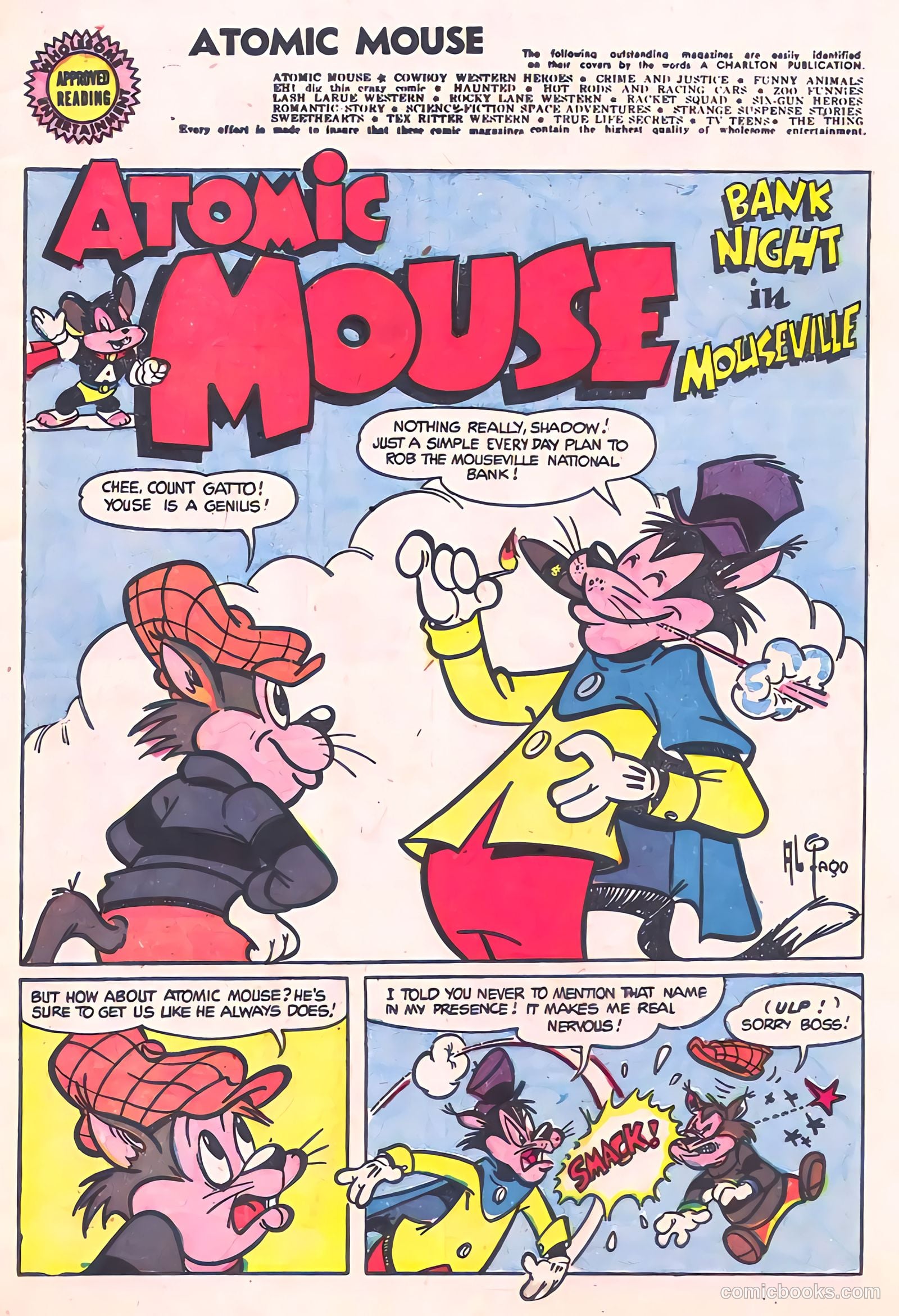 Atomic Mouse #9 (1954) — page 3 of 37