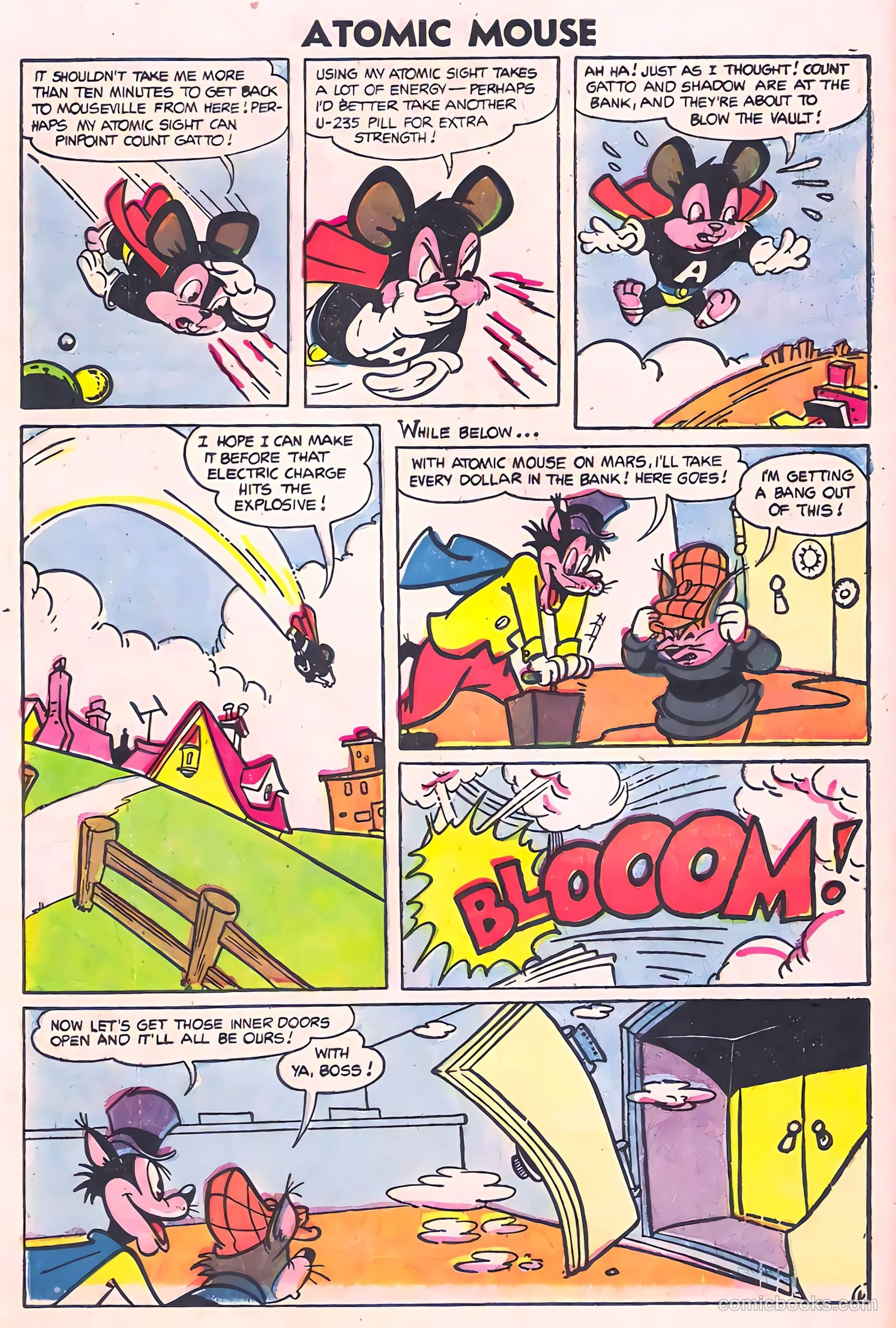 Atomic Mouse #9 (1954) — page 8 of 37