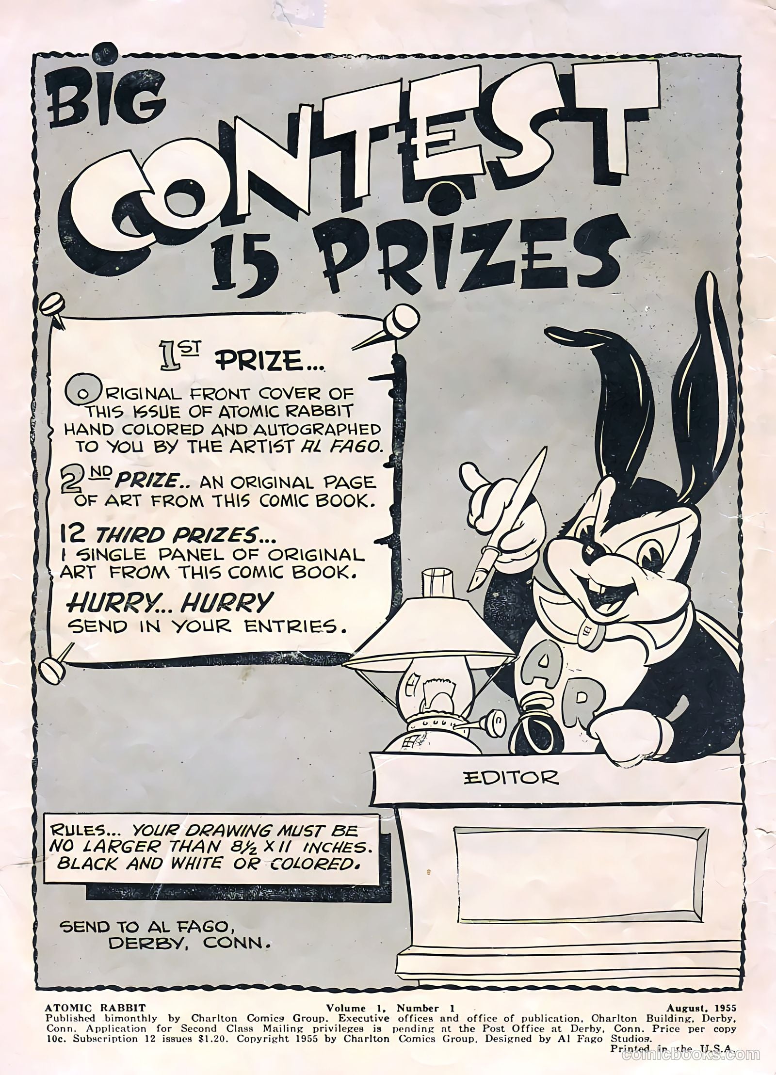 Atomic Rabbit #1 (1955) — page 2 of 36