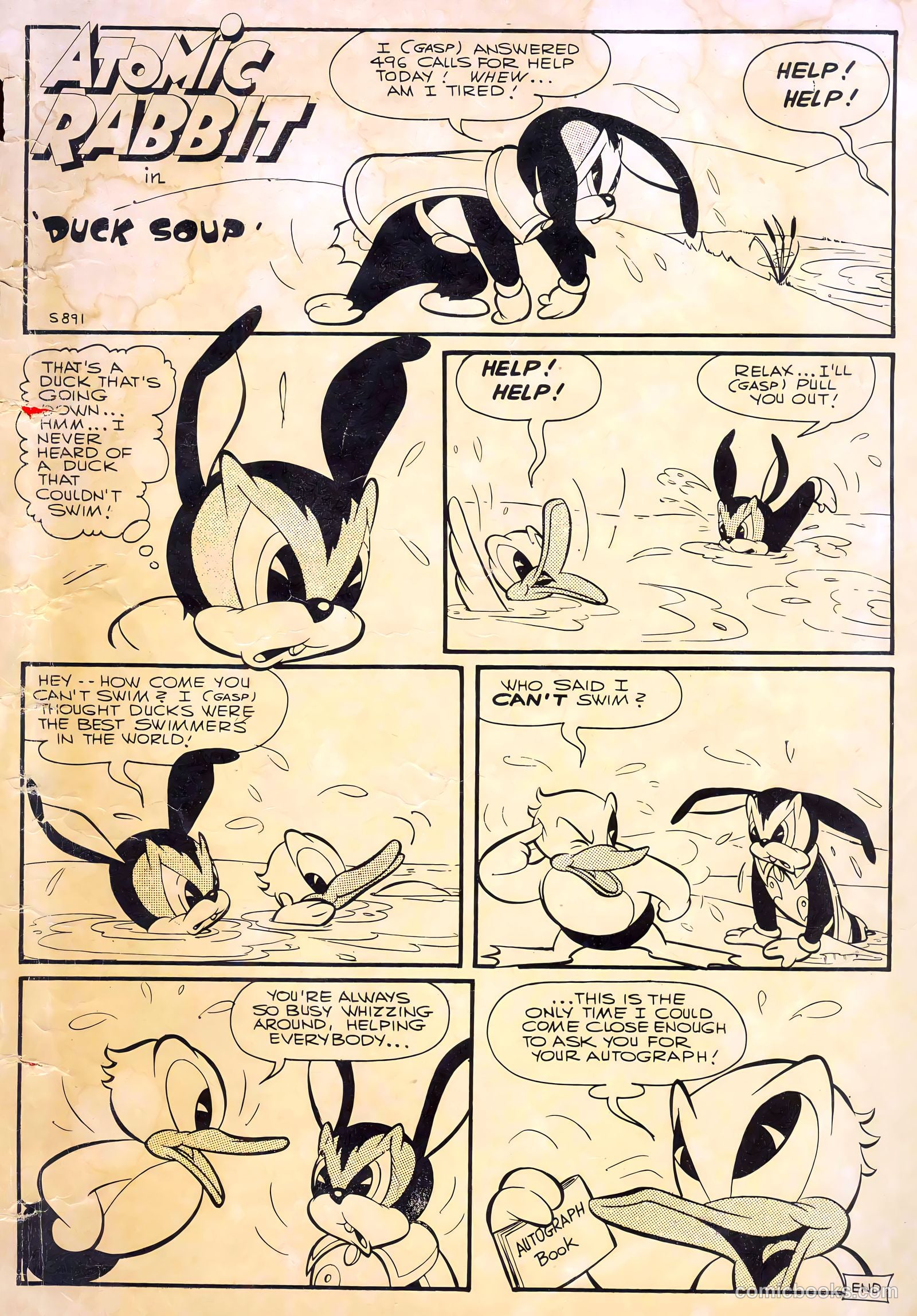 Atomic Rabbit #4 (1956) — page 35 of 36