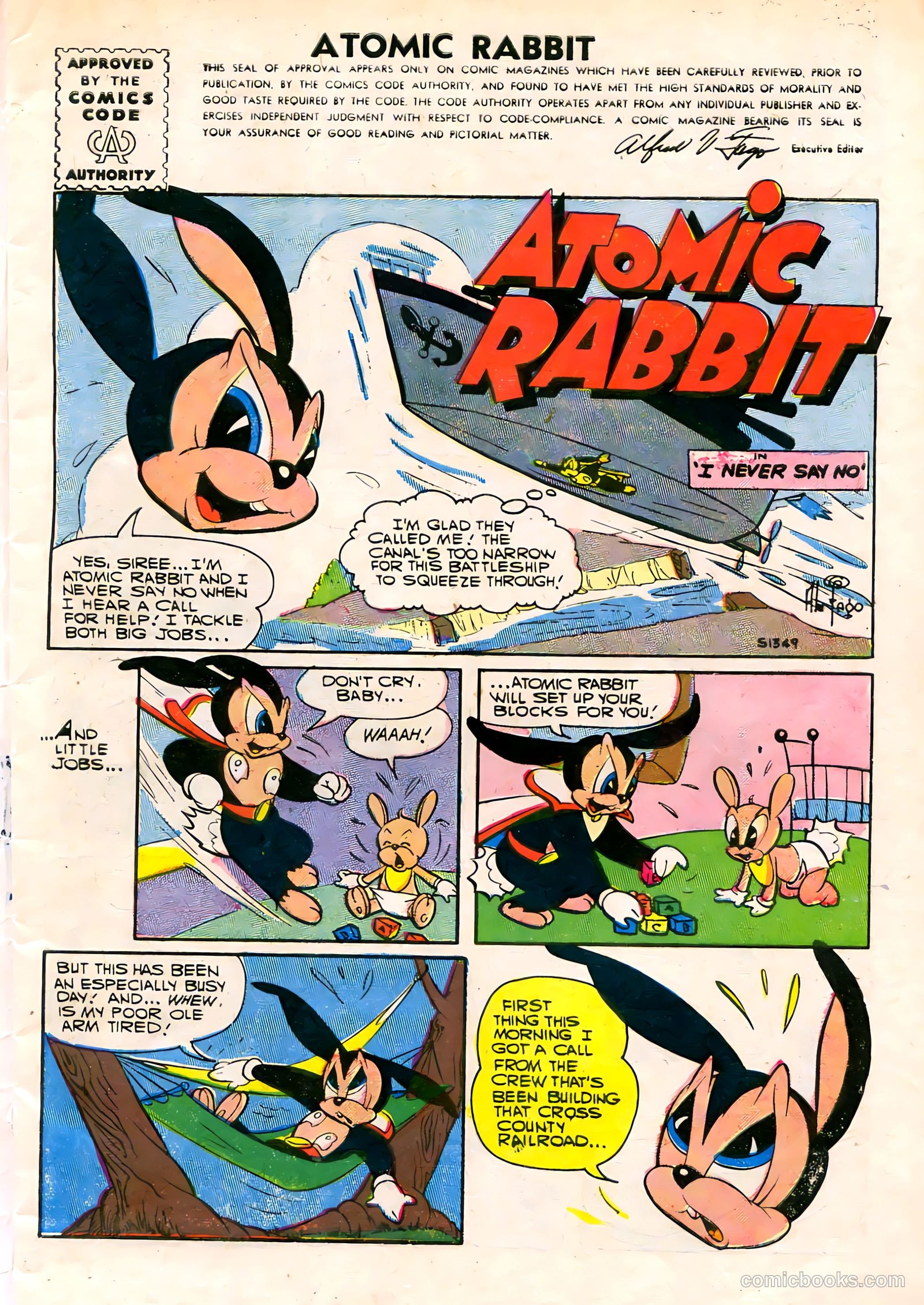 Atomic Rabbit #6 (1957) — page 3 of 36