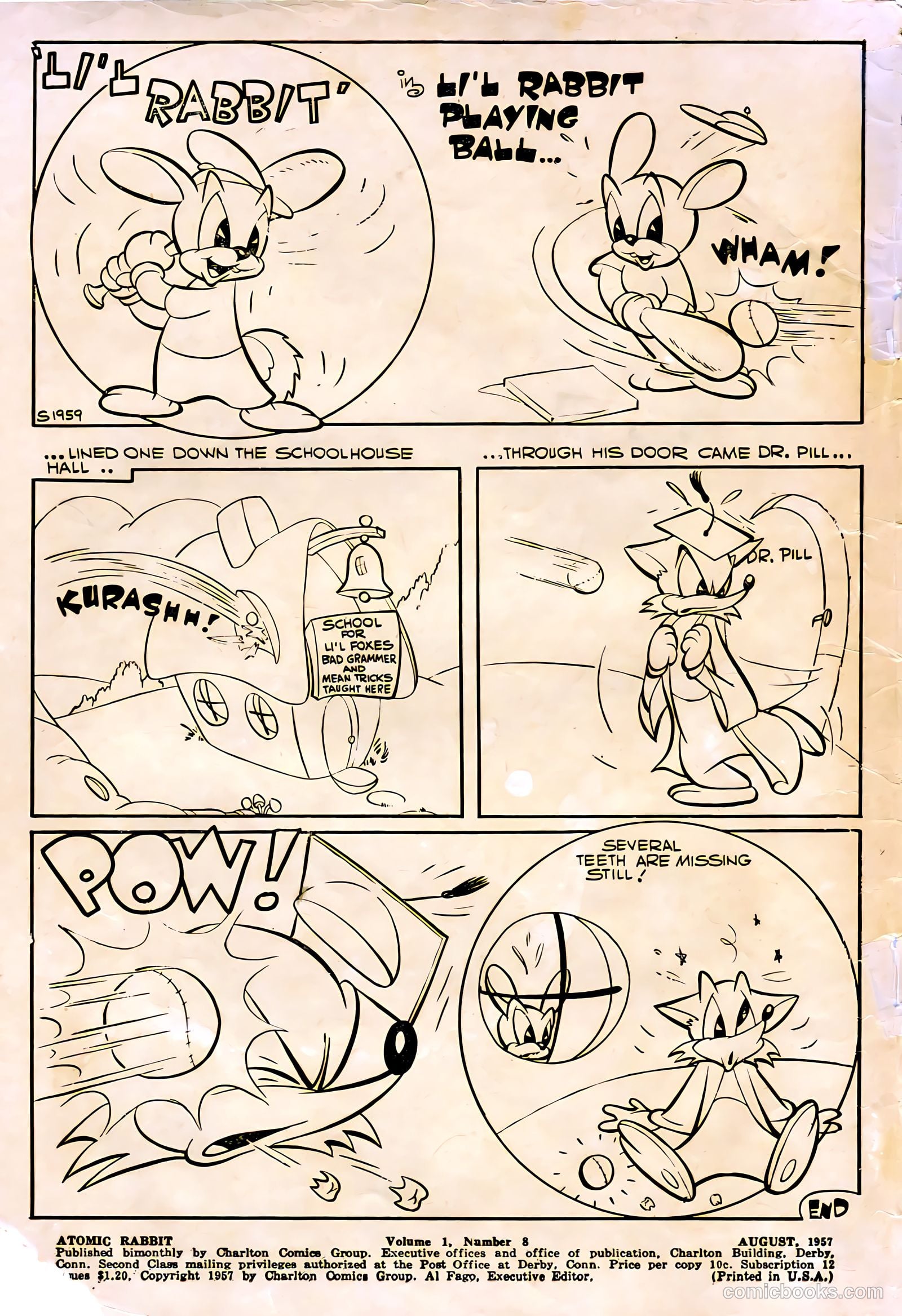 Atomic Rabbit #8 (1957) — page 2 of 36