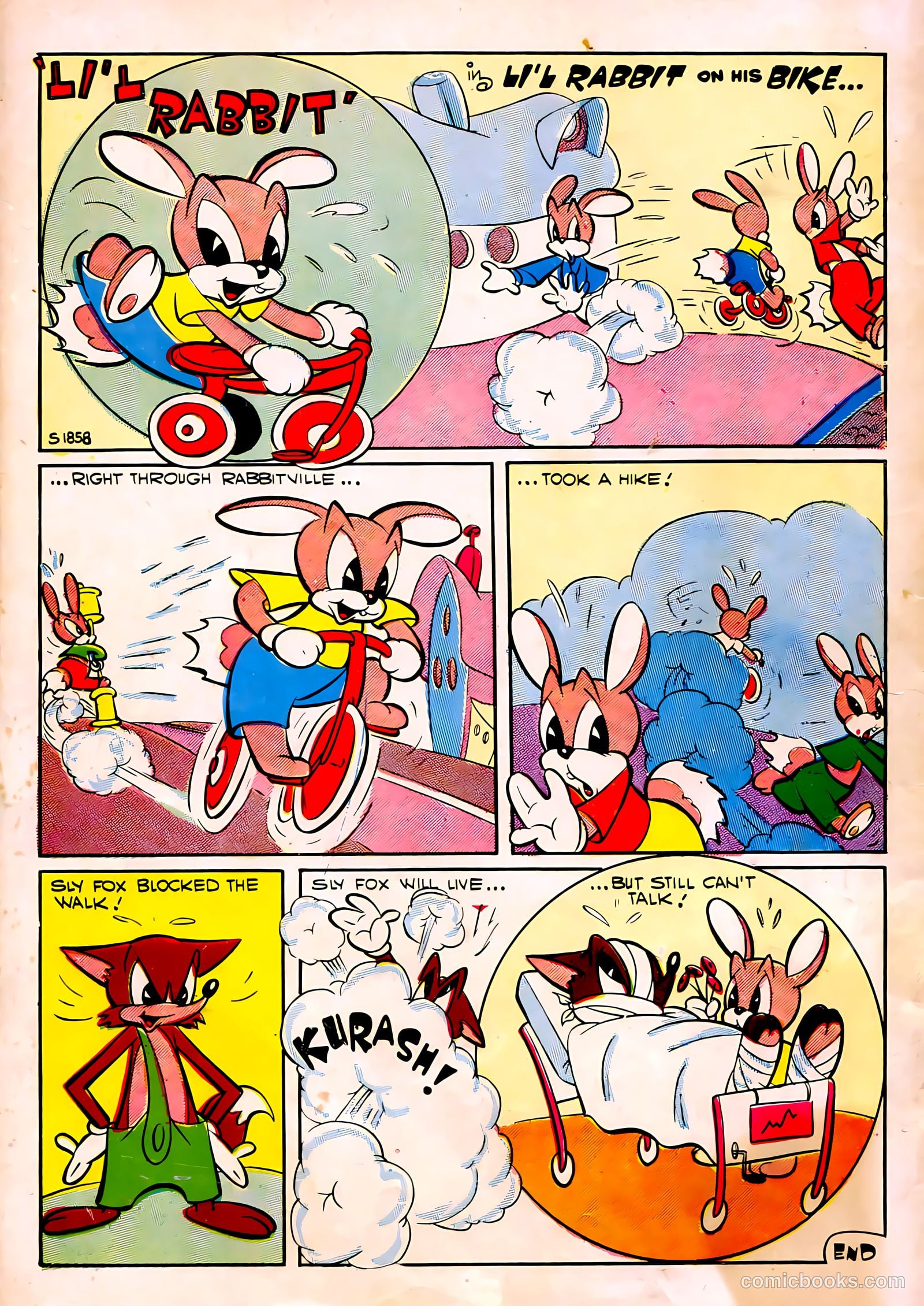 Atomic Rabbit #8 (1957) — page 36 of 36