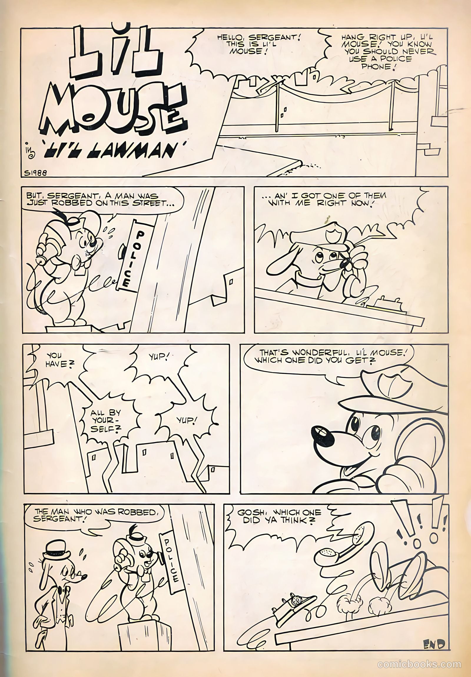 Atomic Rabbit #9 (1957) — page 35 of 36