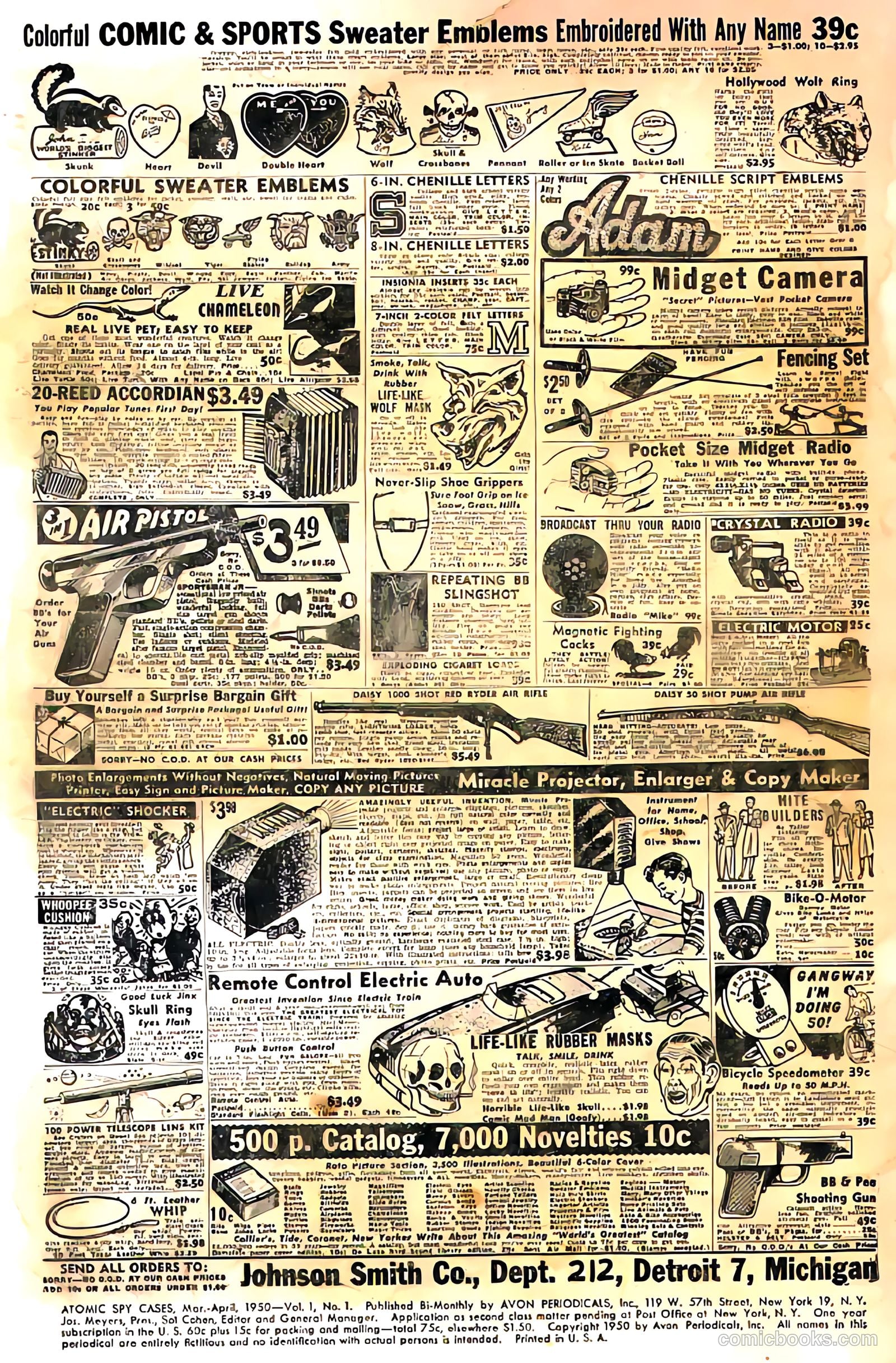 Atomic Spy Cases #1 (1950) — page 2 of 36