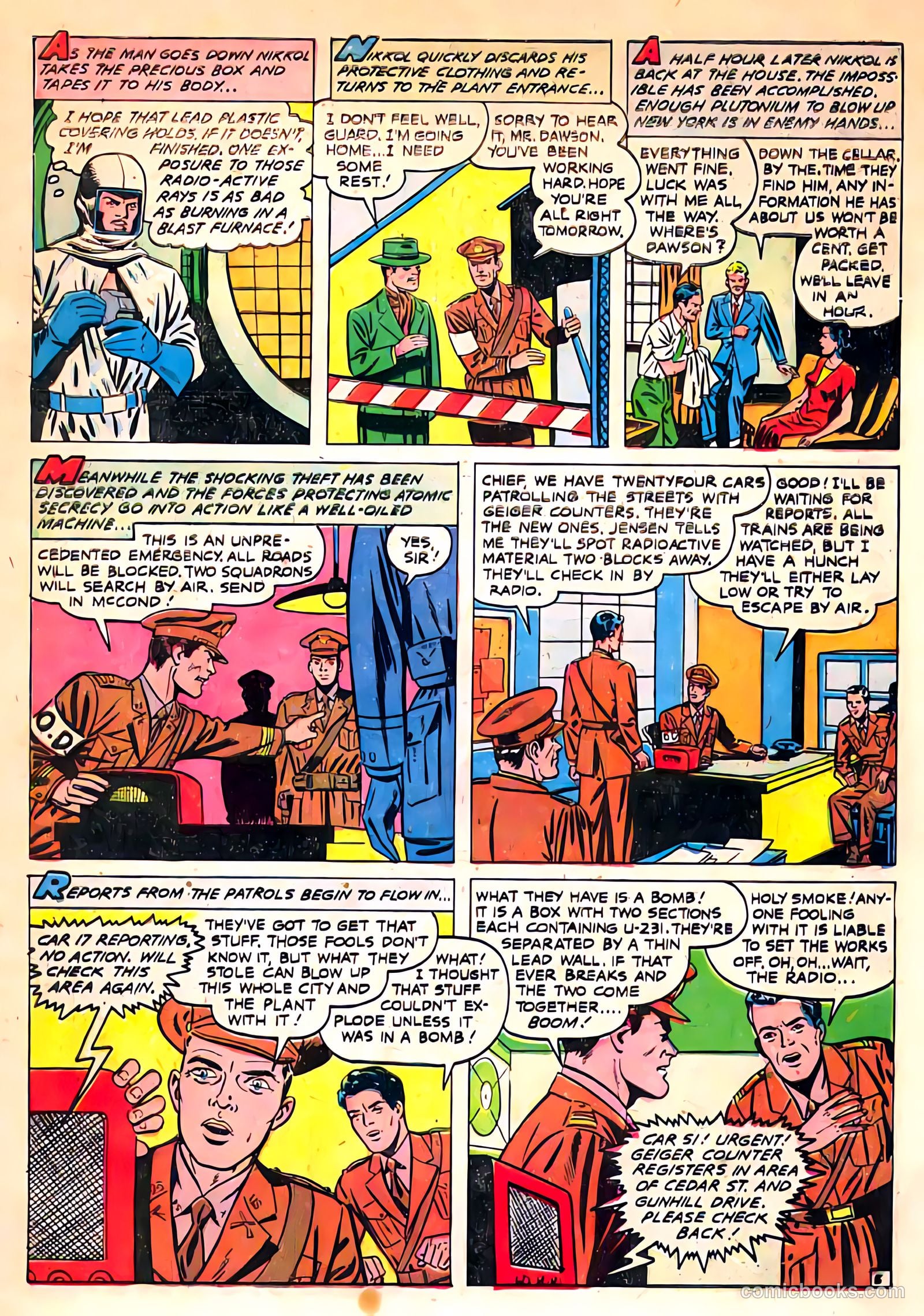 Atomic Spy Cases #1 (1950) — page 7 of 36