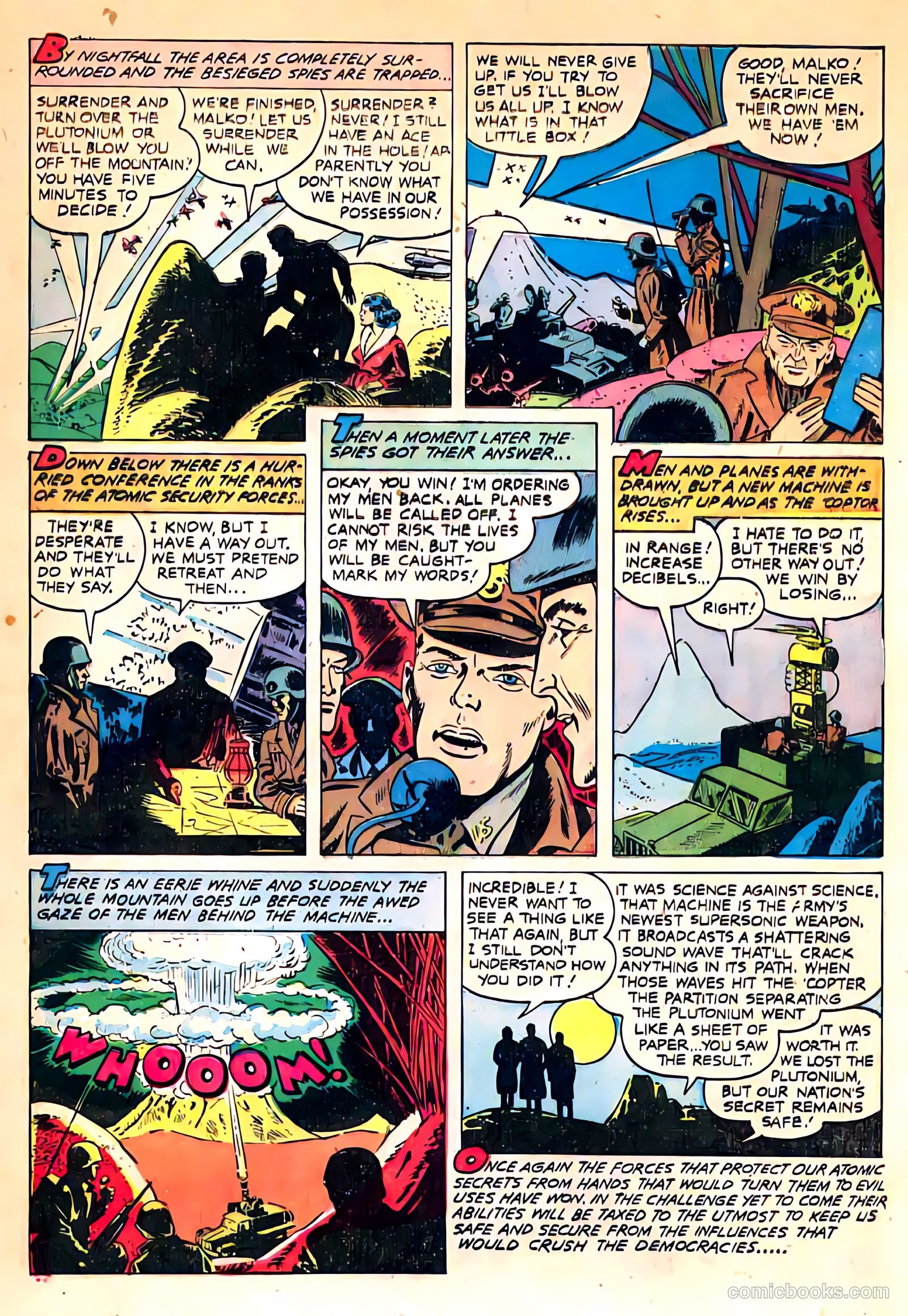 Atomic Spy Cases #1 (1950) — page 9 of 36